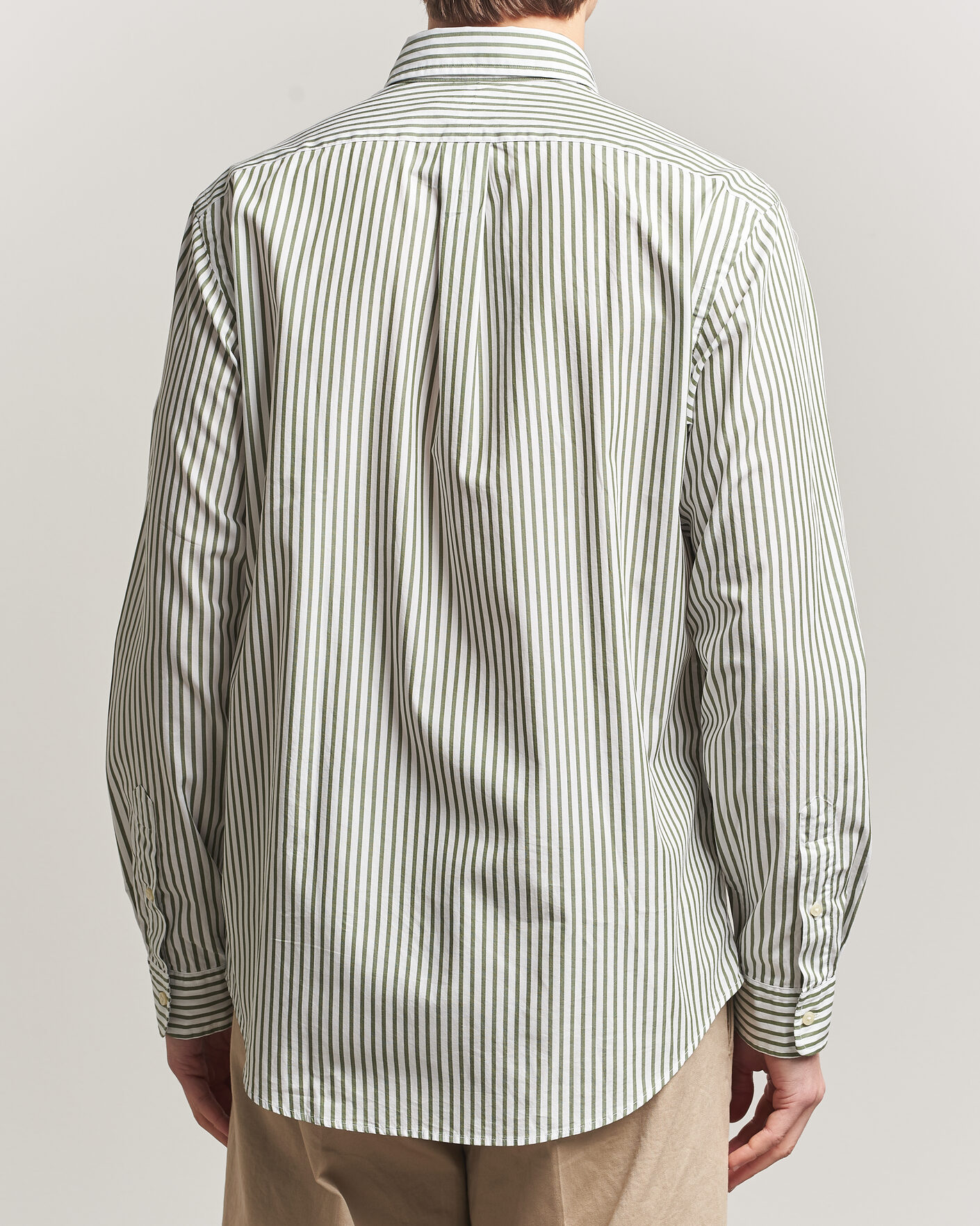 Men | Shirts | Polo Ralph Lauren | Custom Fit Poplin Striped Shirt Garden Trail