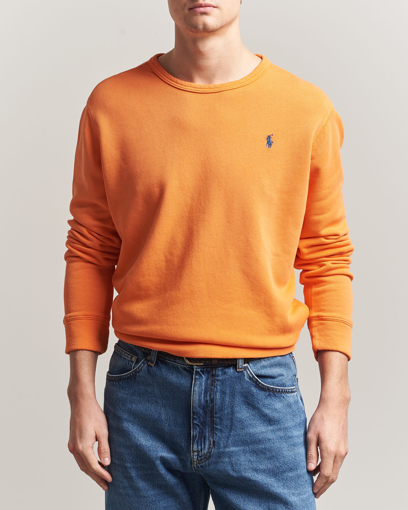 Men | Sweaters & Knitwear | Polo Ralph Lauren | Island Terry Sweatshirt Resort Orange
