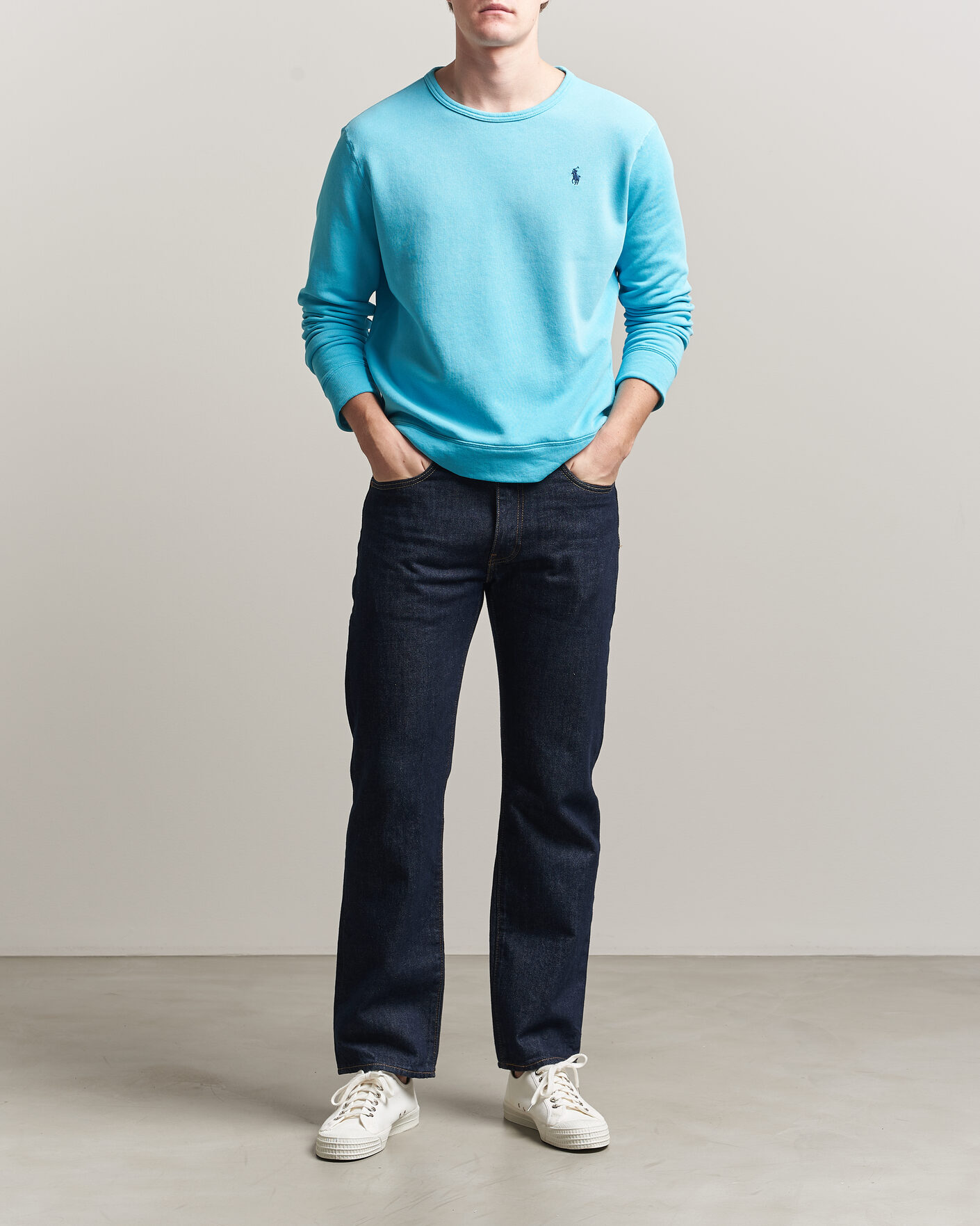 Men | Sweaters & Knitwear | Polo Ralph Lauren | Island Terry Sweatshirt Perfect Turqoise