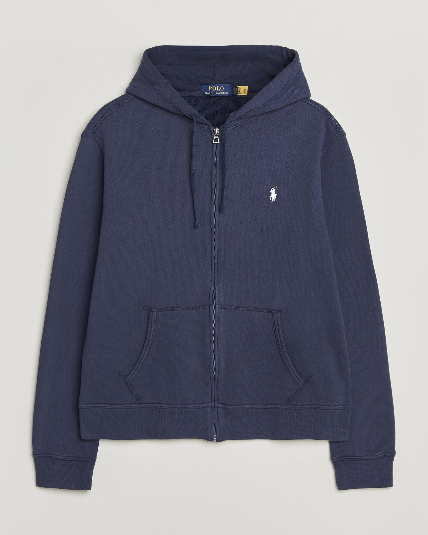Men | Sweaters & Knitwear | Polo Ralph Lauren | Island Terry Full Zip Hoodie Newport Navy