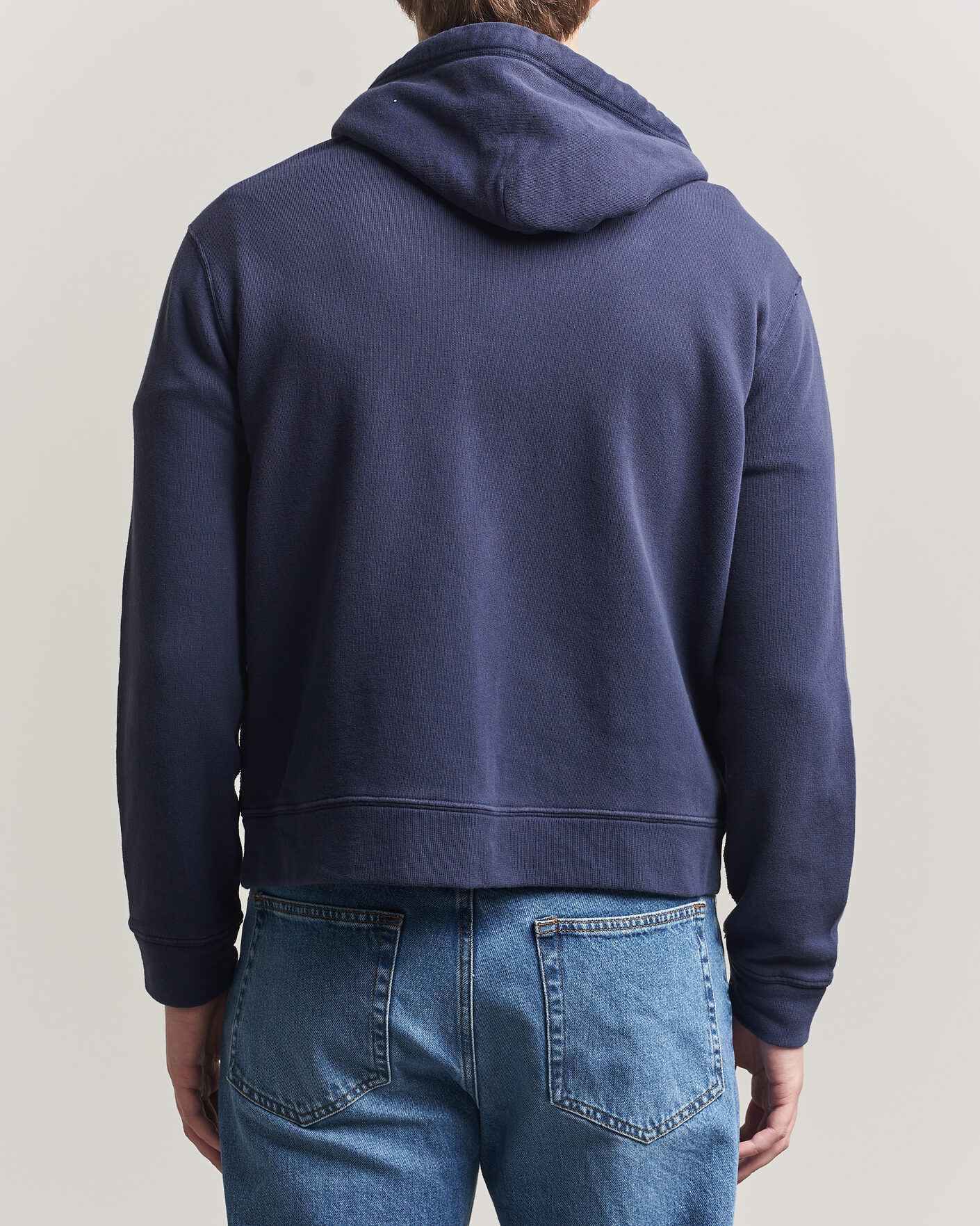 Men | Sweaters & Knitwear | Polo Ralph Lauren | Island Terry Full Zip Hoodie Newport Navy