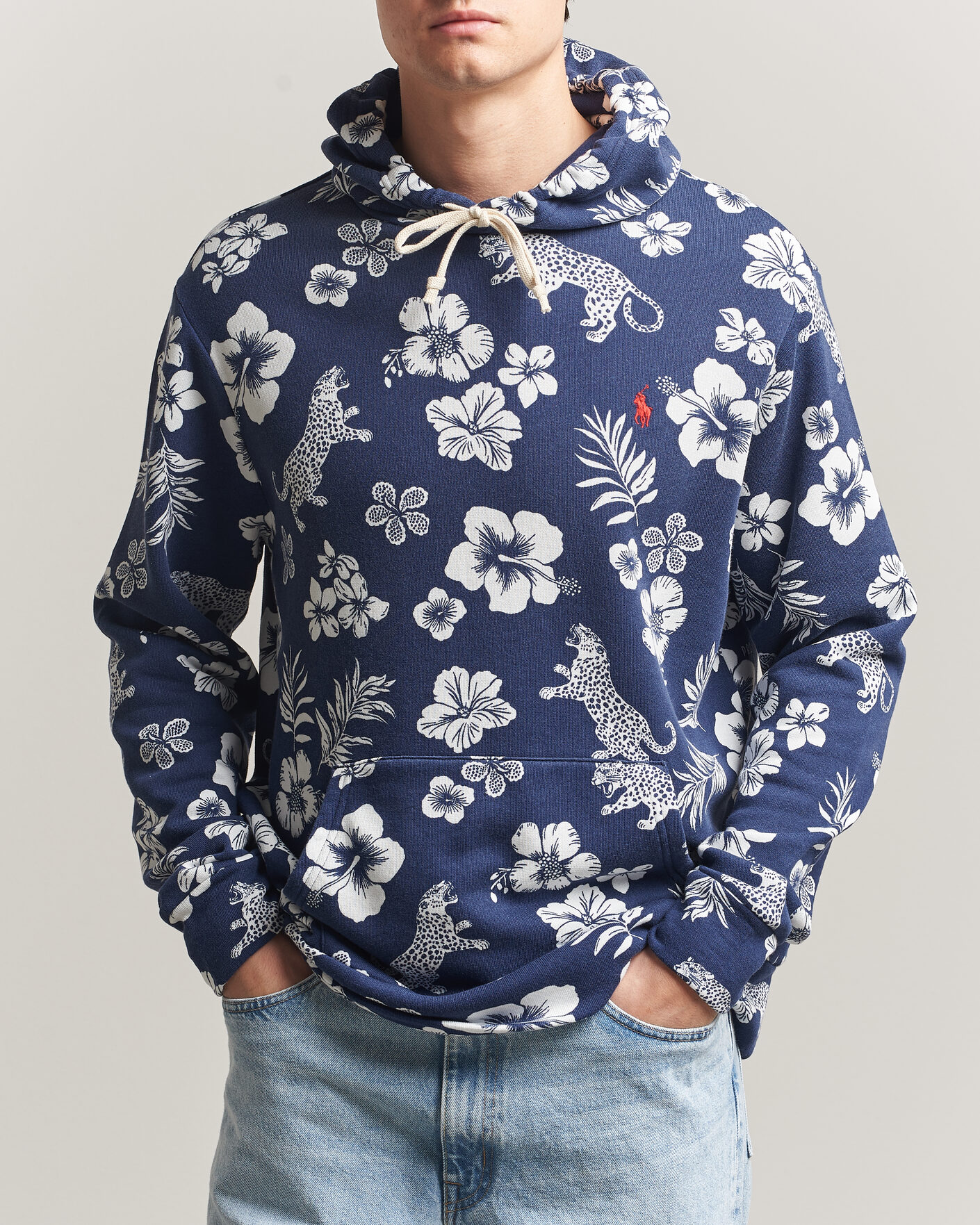 Men | Sweaters & Knitwear | Polo Ralph Lauren | Island Terry Hoodie Jaguar Tropical