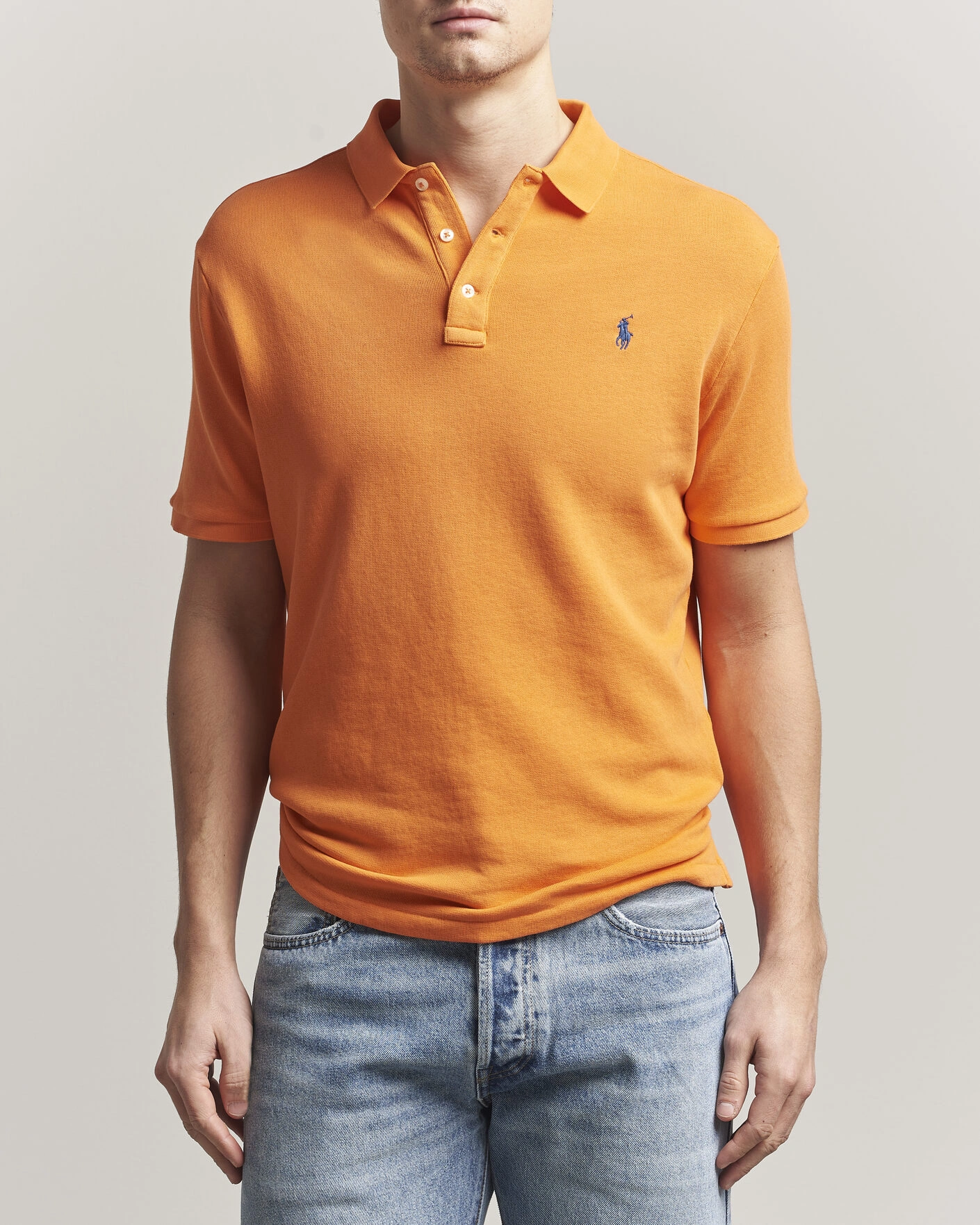Men | Polo Shirts | Polo Ralph Lauren | Island Terry Polo Resort Orange