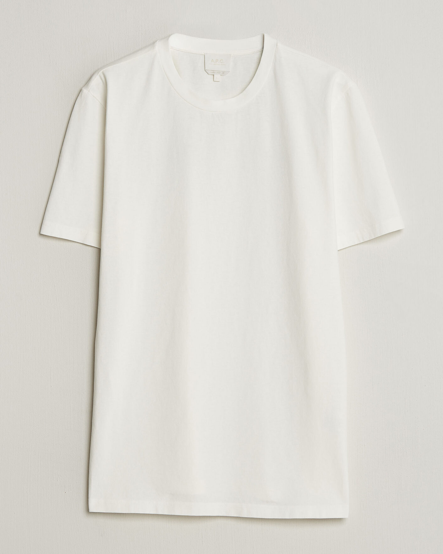 Men | T-Shirts | A.P.C. | Printed Crew Neck T-Shirt Off White
