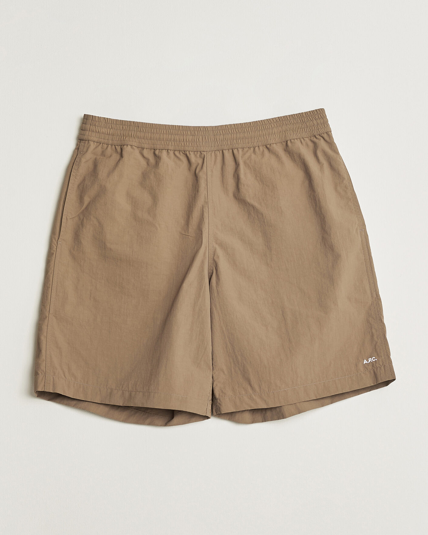 Men | Shorts | A.P.C. | Rio Drawstring Shorts Dark Beige