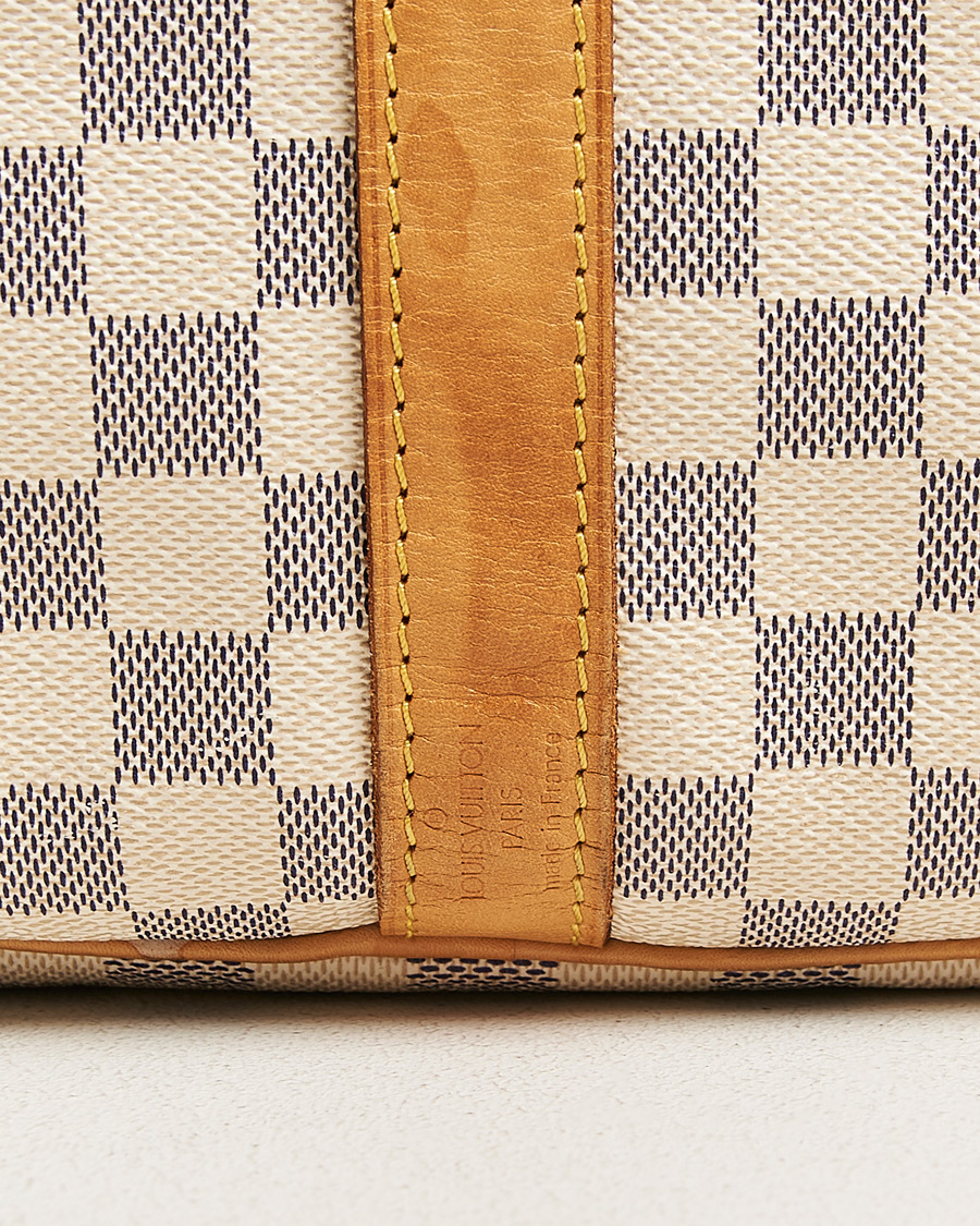 Men | Pre-Owned & Vintage Bags | Louis Vuitton Pre-Owned | Keepall Bandouliére Damier Azur