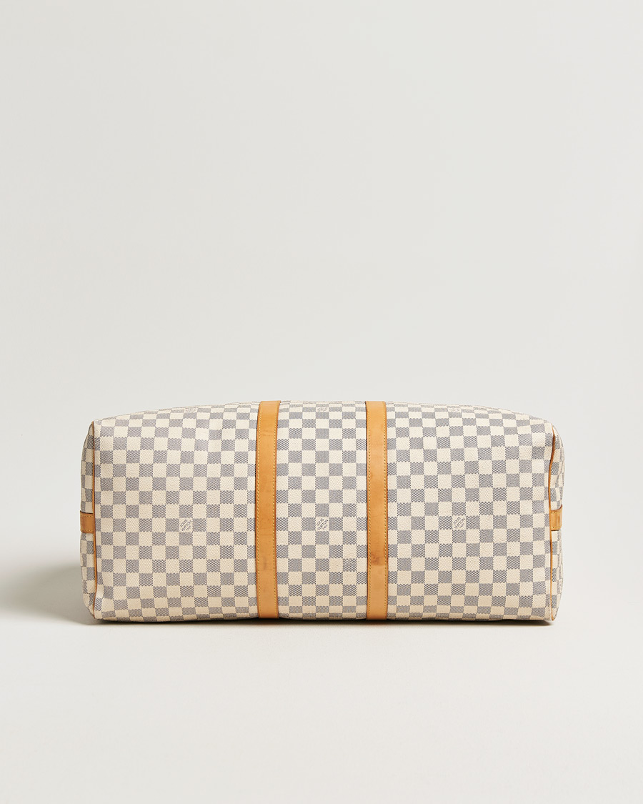 Men | Pre-Owned & Vintage Bags | Louis Vuitton Pre-Owned | Keepall Bandouliére Damier Azur