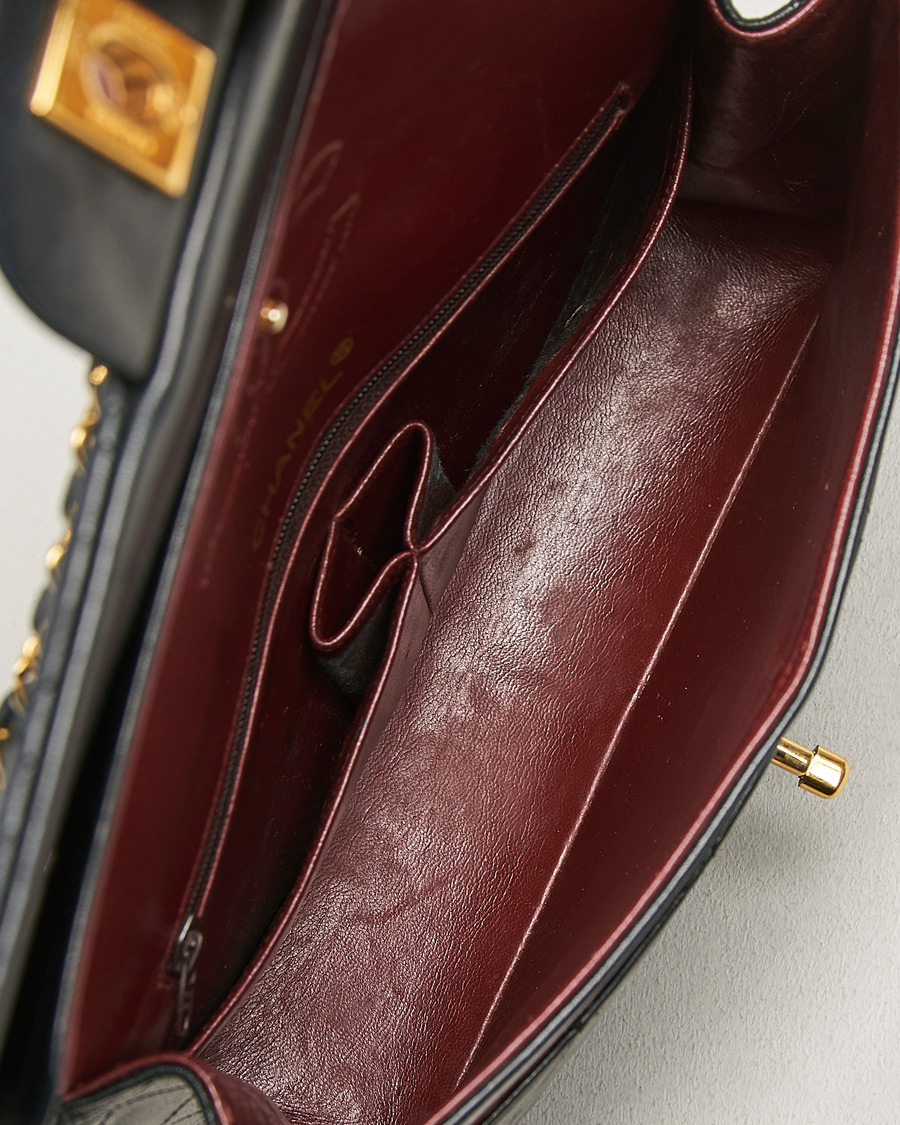 Men | Pre-Owned & Vintage Bags | Chanel Pre-Owned | Single Flap Bag Lambskin Black