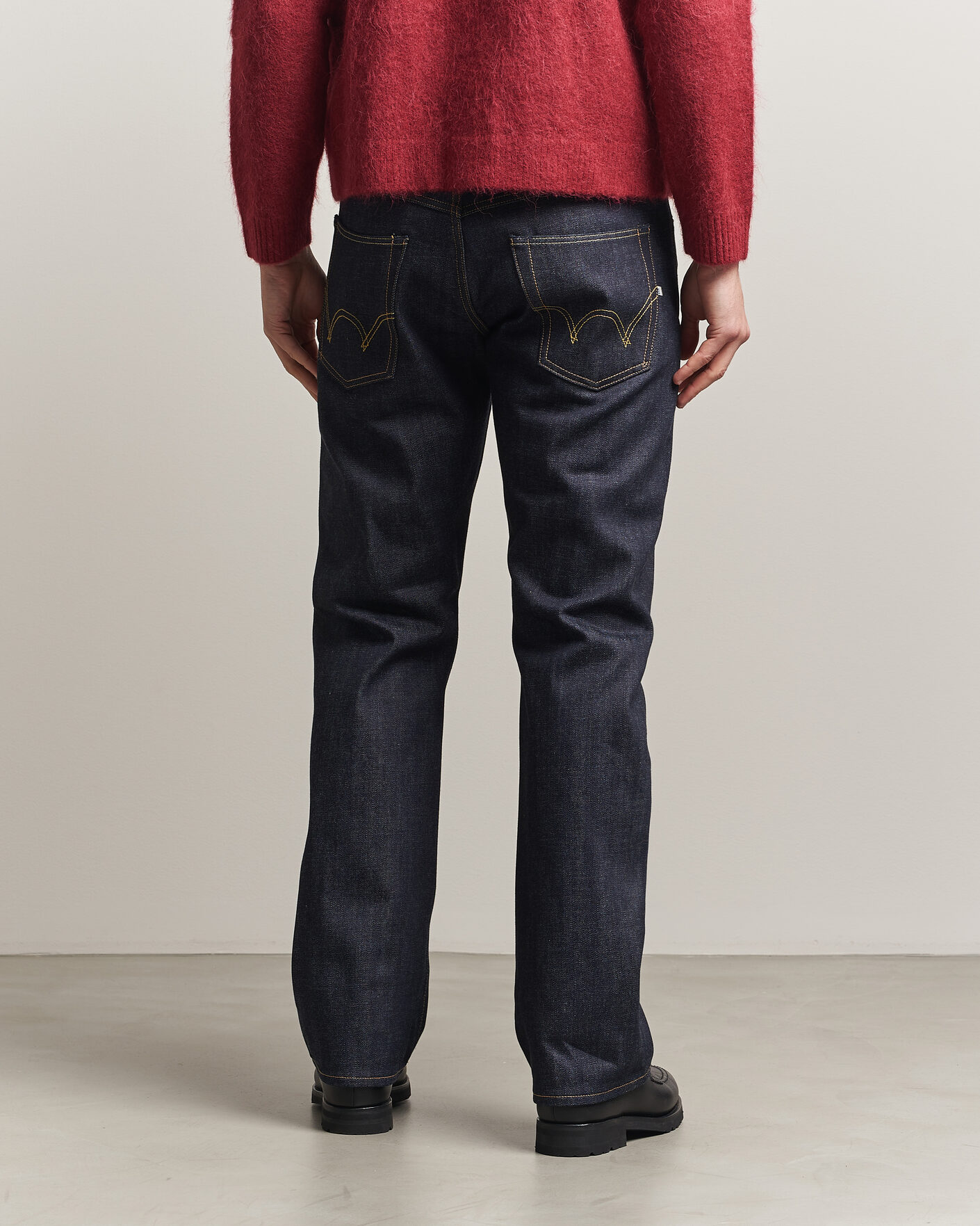 EDWIN No.47 Regular Straight Selvage Jeans Unwashed at CareOfCarl.com