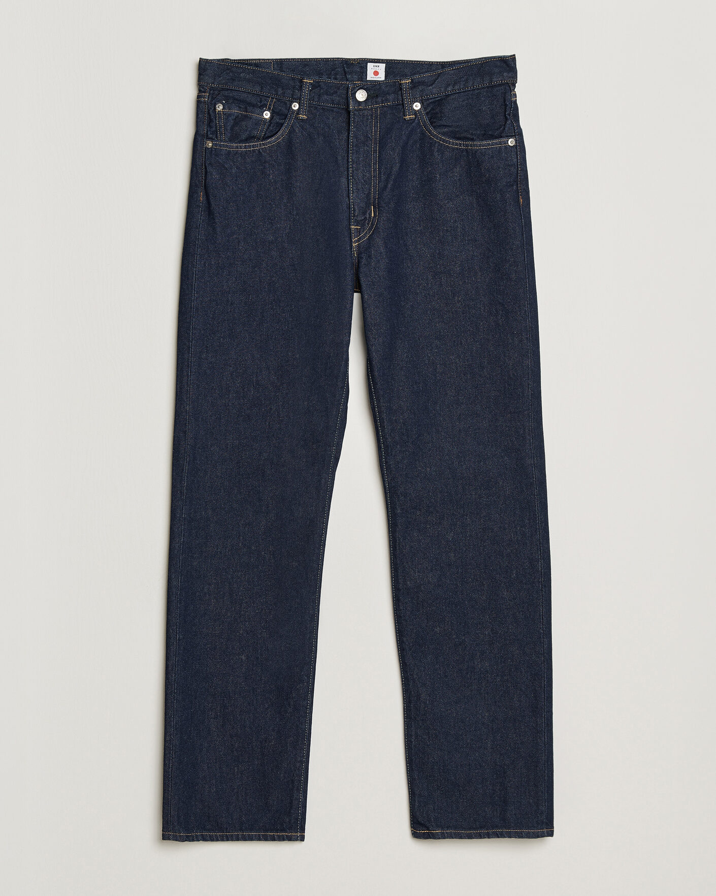 Men |  | EDWIN | Regular Straight Jeans Blue Rinsed