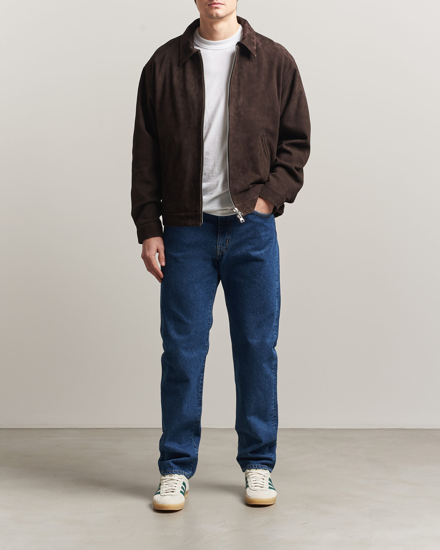 Men | Jeans | EDWIN | Regular Straight Jeans Used Mid Blue