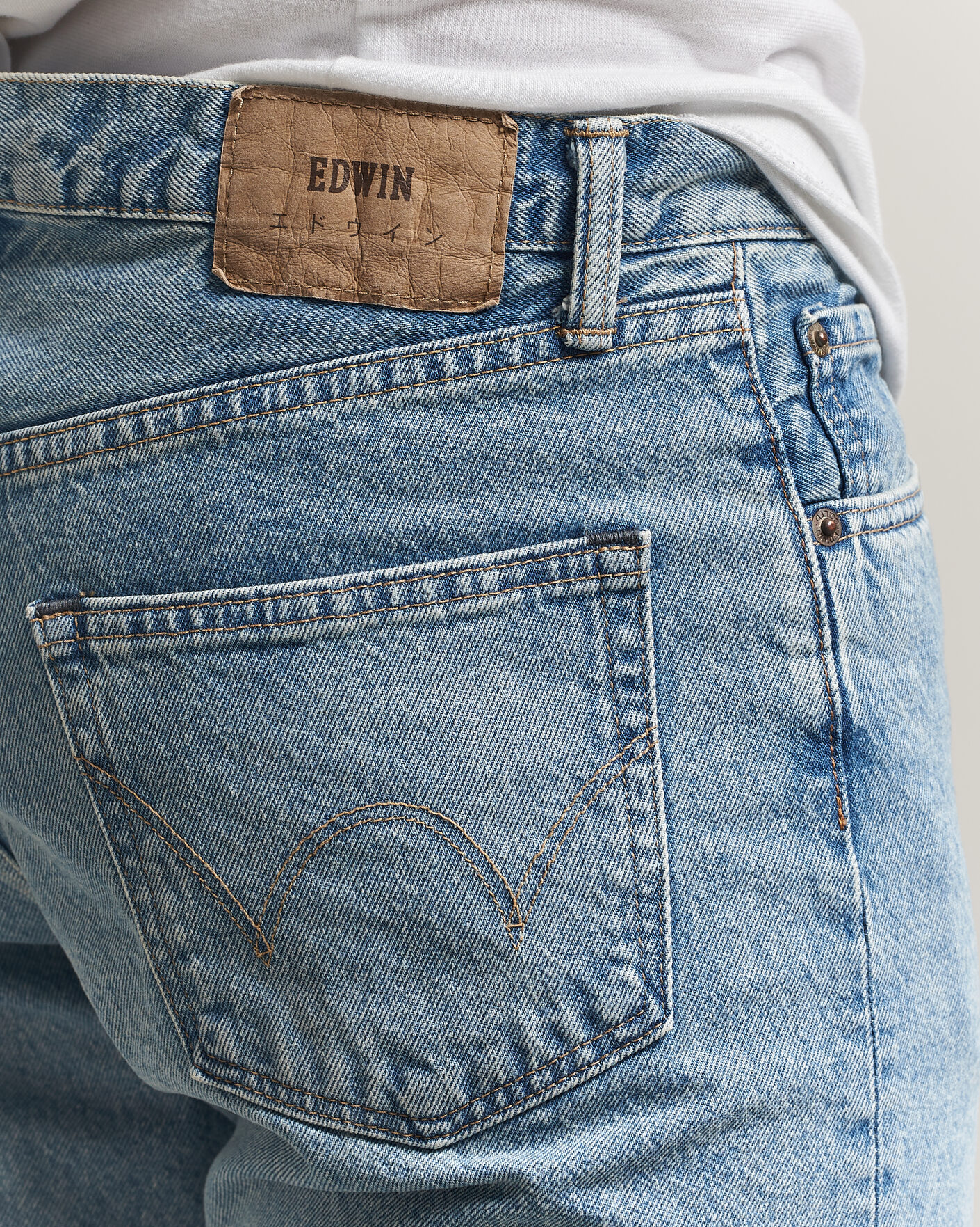 Men | Jeans | EDWIN | Regular Straight Jeans Used Light Blue