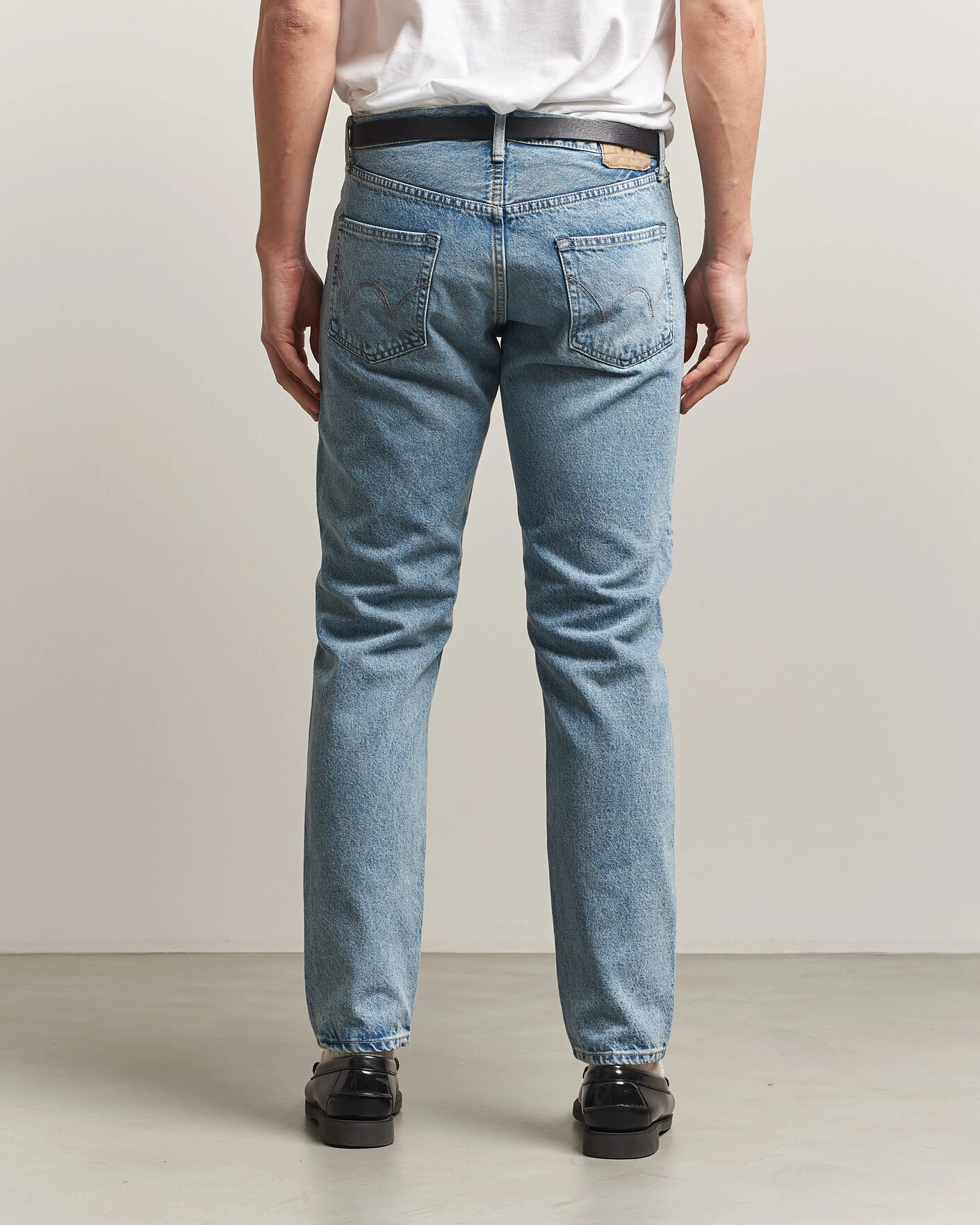 Men | Jeans | EDWIN | Regular Tapered Jeans Used Light Blue