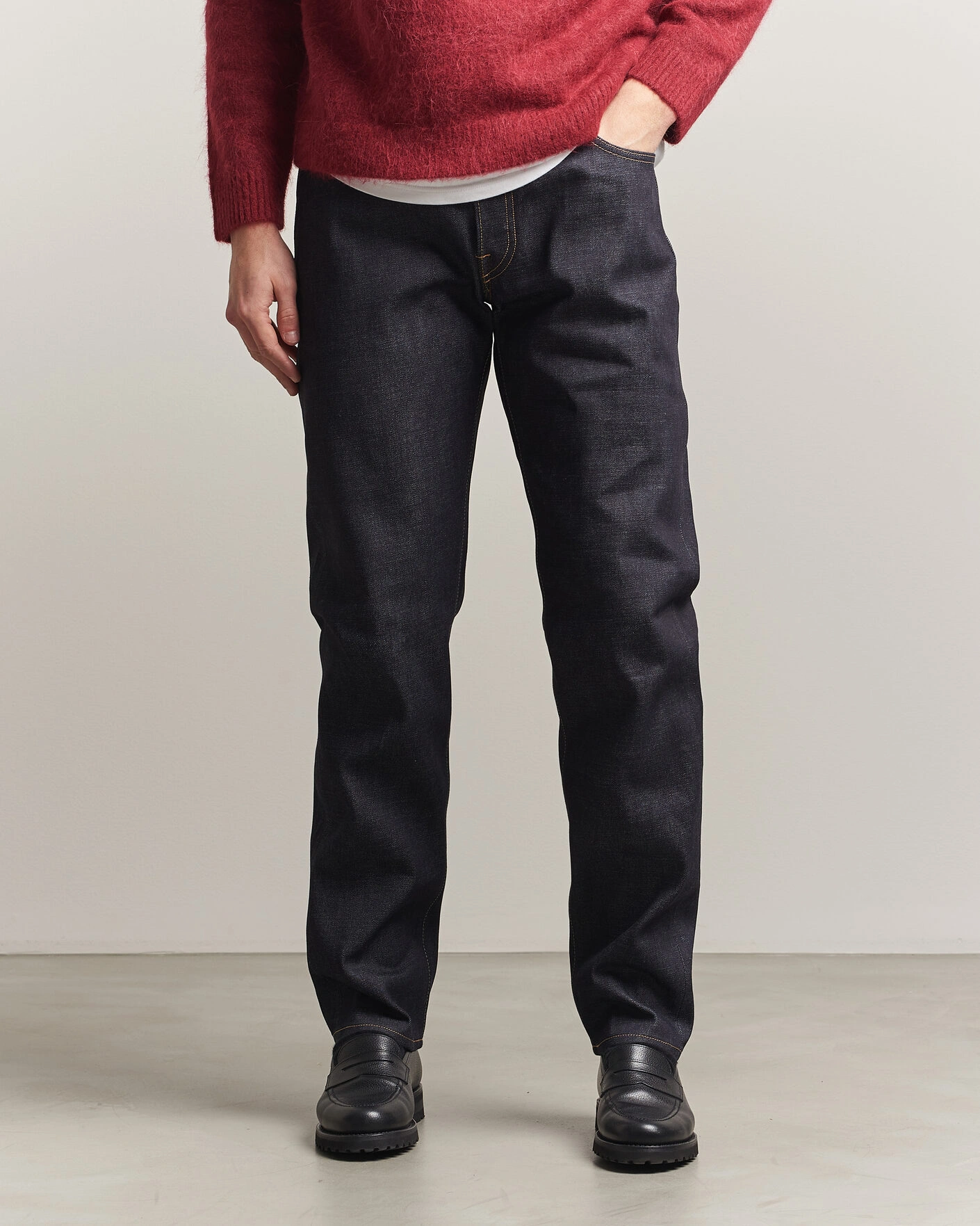 Men | Jeans | EDWIN | Regular Tapered Selvage Jeans Unwashed