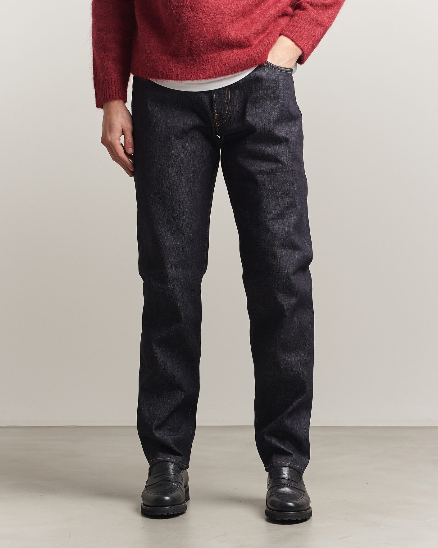 Men | Jeans | EDWIN | Regular Tapered Selvage Jeans Unwashed