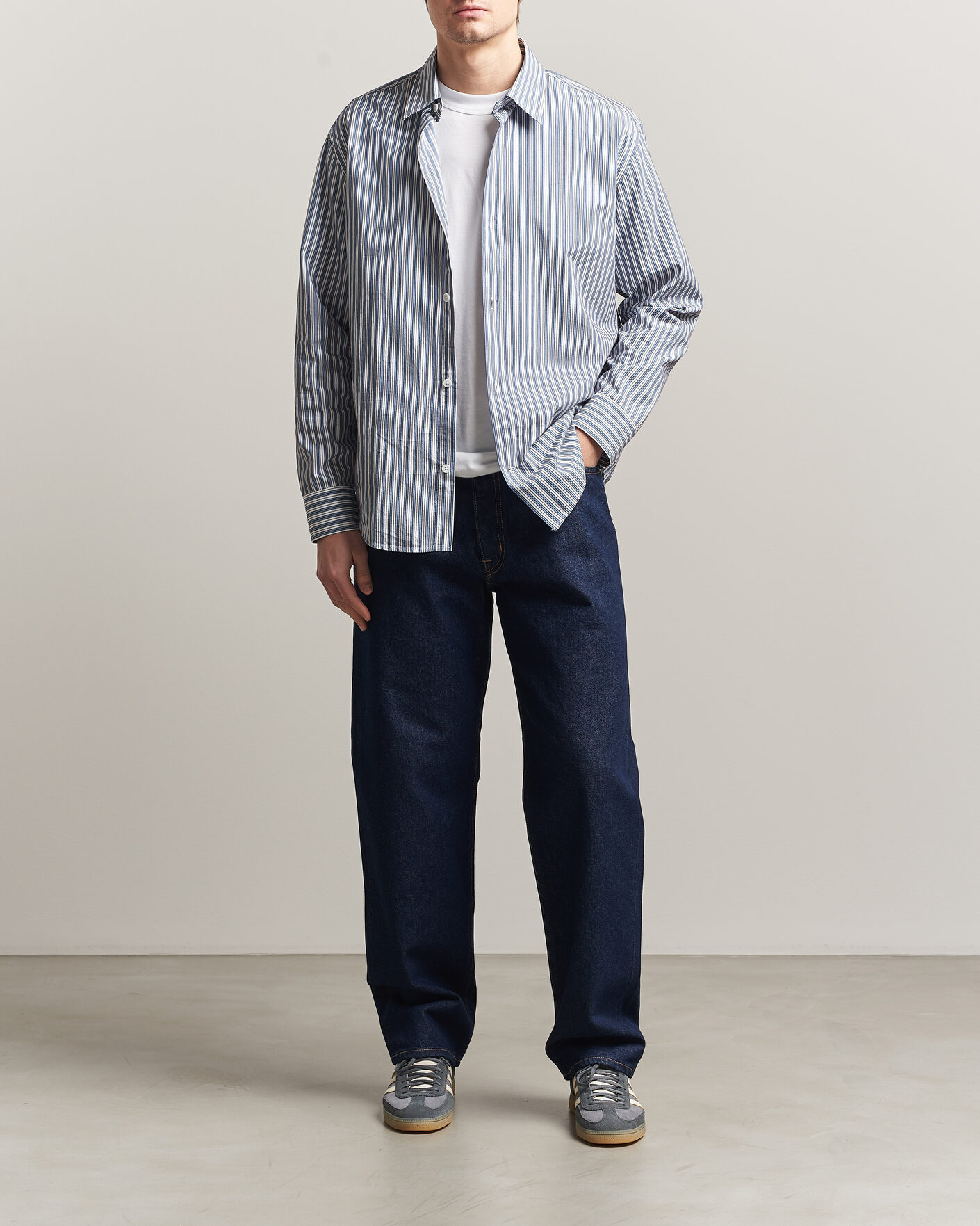 Men | Jeans | EDWIN | Loose Straight Jeans Blue Rinsed