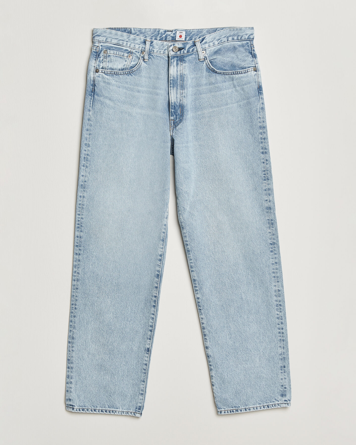 Men |  | EDWIN | Loose Straight Jeans Used Light Blue