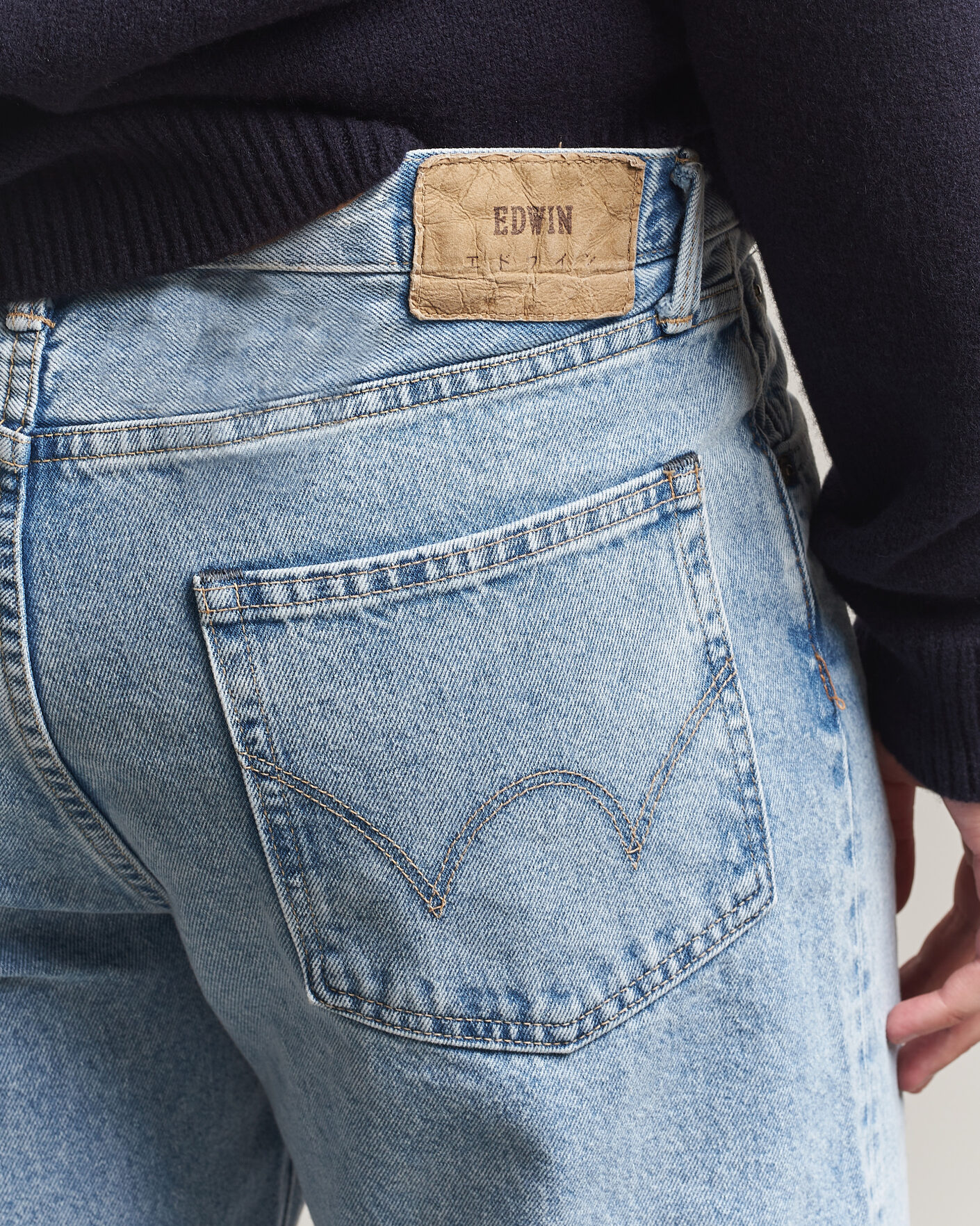 Men | Jeans | EDWIN | Loose Straight Jeans Used Light Blue