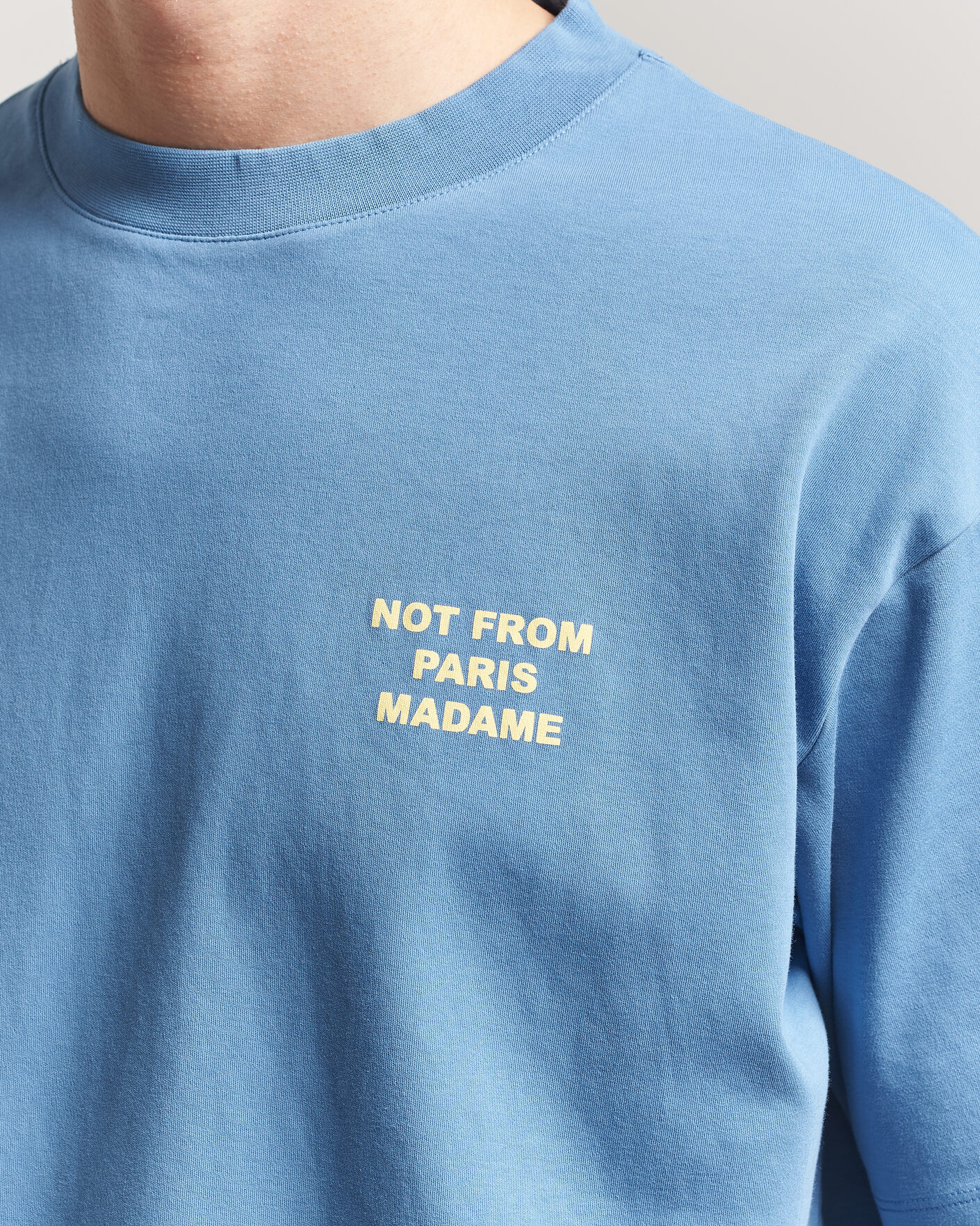 Men | T-Shirts | Drôle de Monsieur | Slogan T-Shirt Atlantic Blue