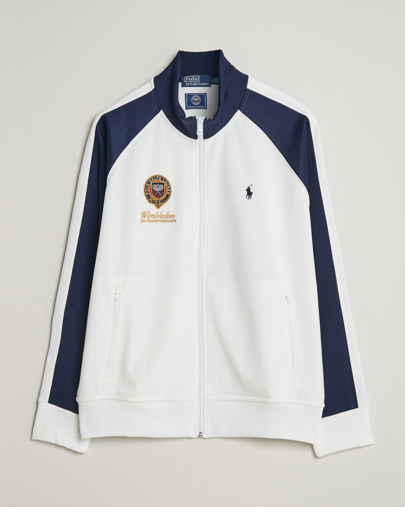 Men | Sweaters & Knitwear | Polo Ralph Lauren | Full Zip Pullover Ceramic White