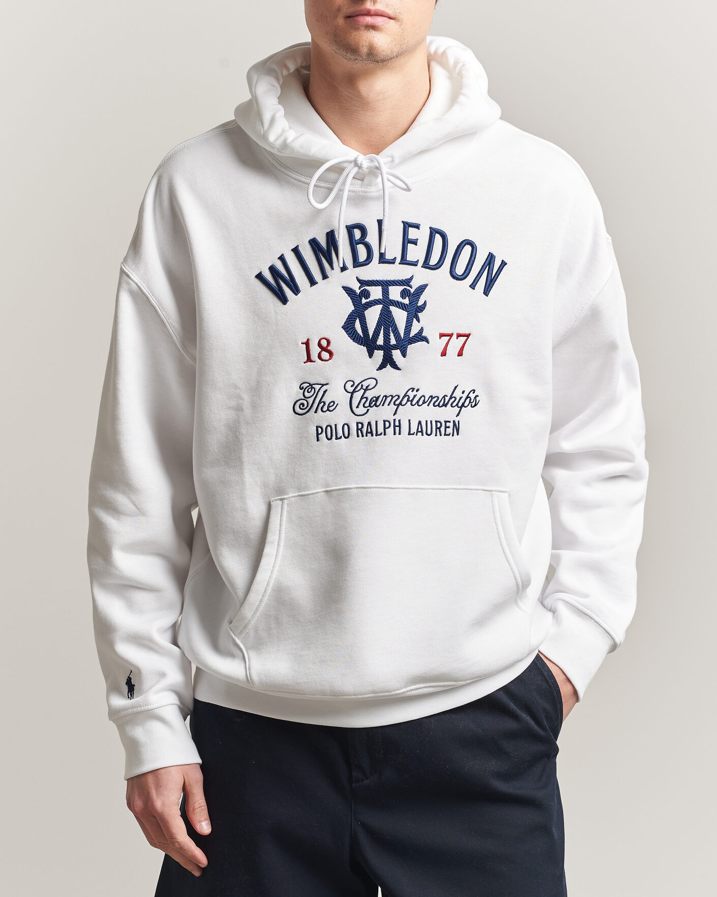 Men | Sweaters & Knitwear | Polo Ralph Lauren | Wimbledon Hoodie White