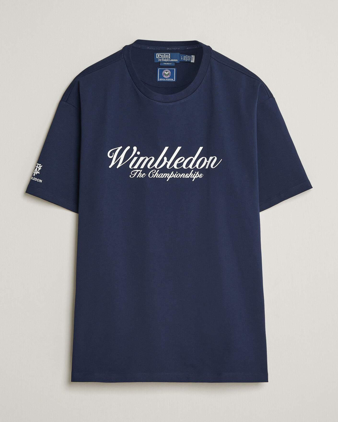 Men | T-Shirts | Polo Ralph Lauren | Wimbledon Championship Tee Refined Navy