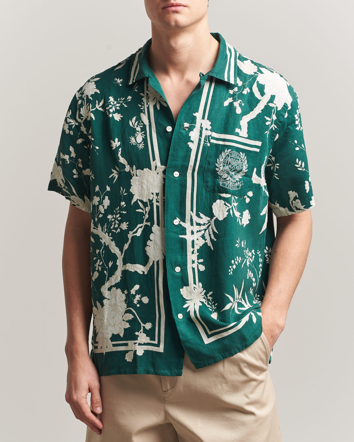Men | Shirts | Polo Ralph Lauren | Printed Short Sleeve Shirt Championship Floral