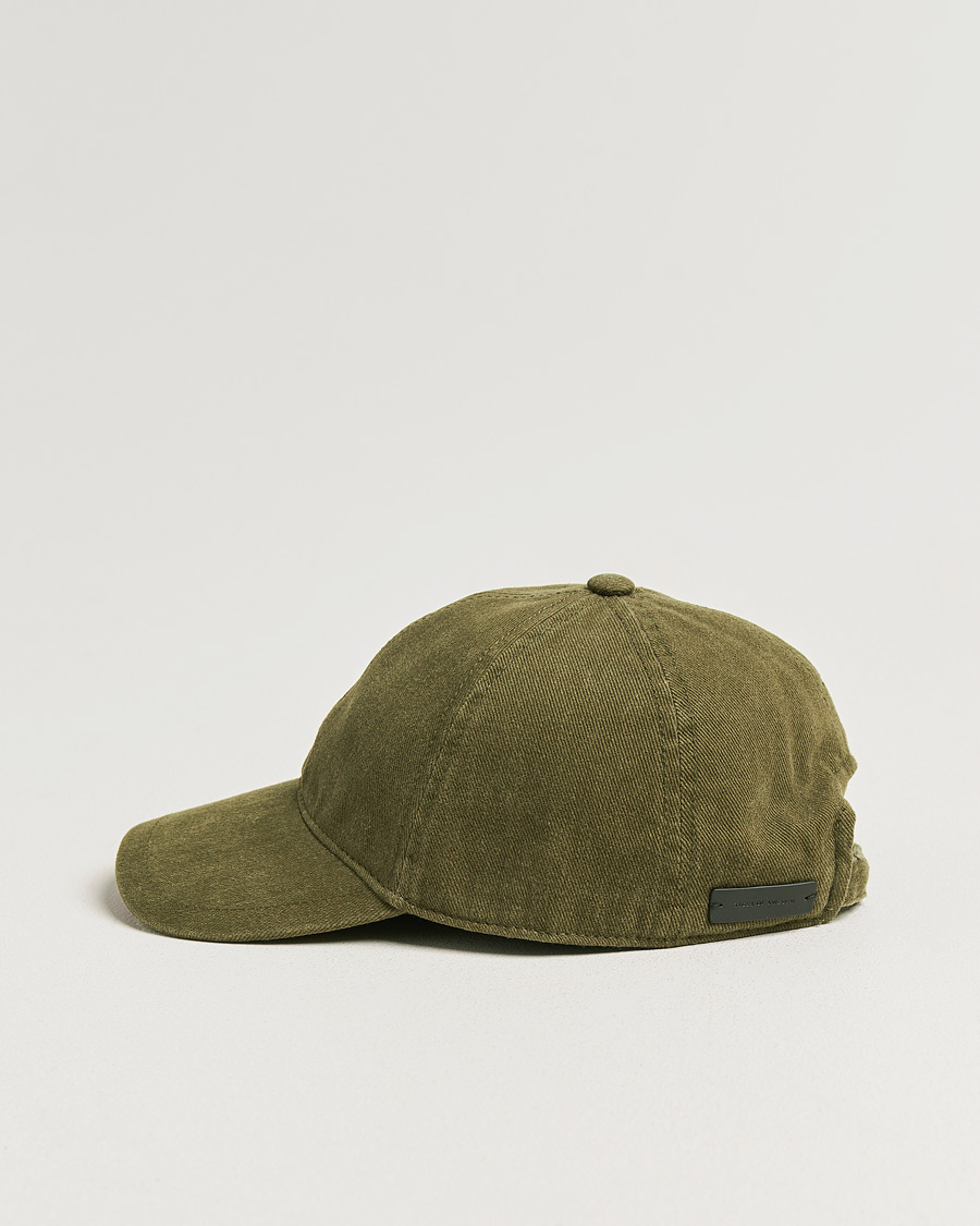 Men | Hats & Caps | Tiger of Sweden | Hent Washed Cap Kalamata Green