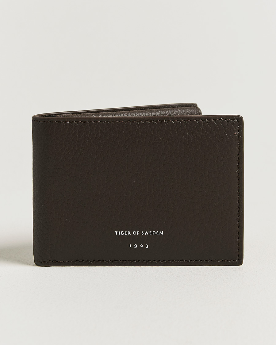Men | Wallets | Tiger of Sweden | Wivallius Leather Wallet Dark Brown