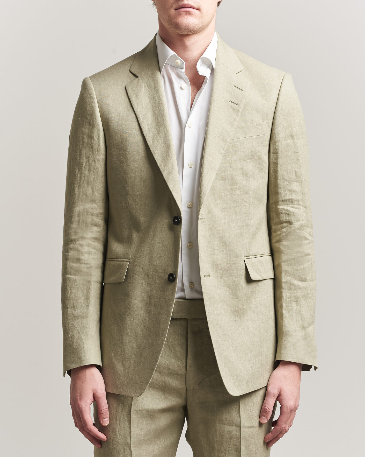 Men | Blazers | Tiger of Sweden | Justin Linen Suit Blazer Mole