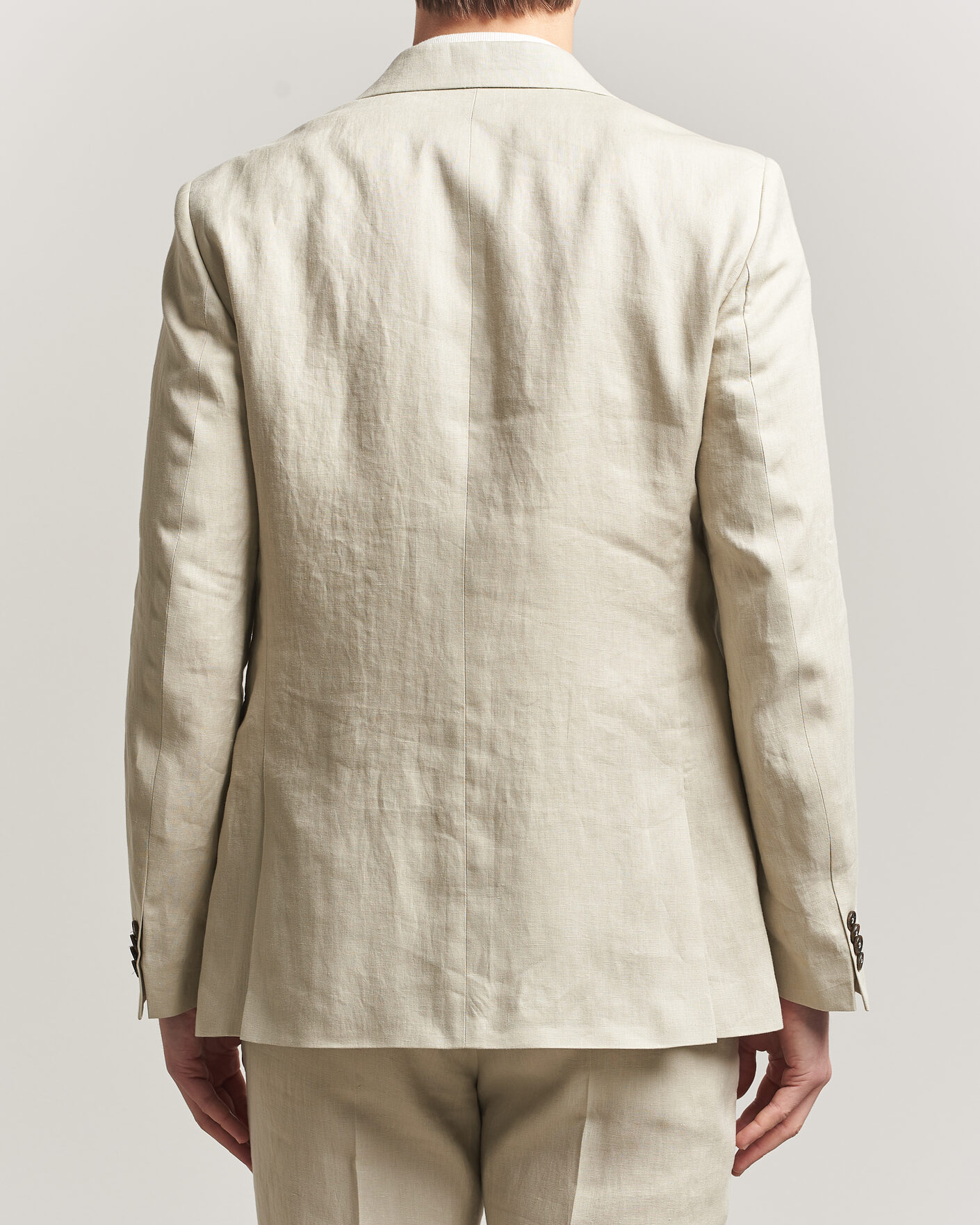 Men | Blazers | Tiger of Sweden | Justin Linen Suit Blazer Cream Sand