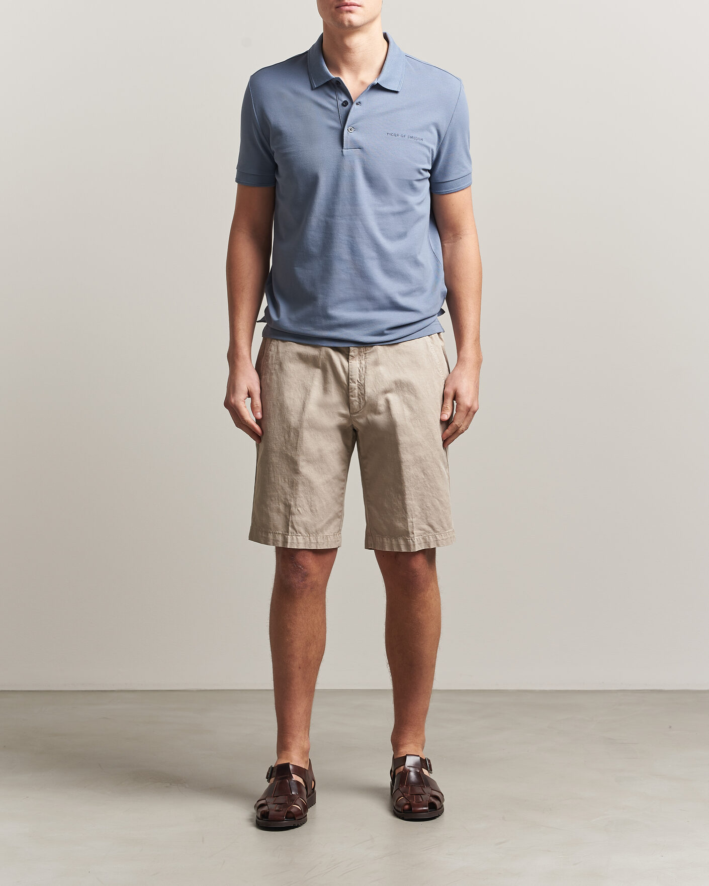 Men | Polo Shirts | Tiger of Sweden | Darios Polo Dull Blue