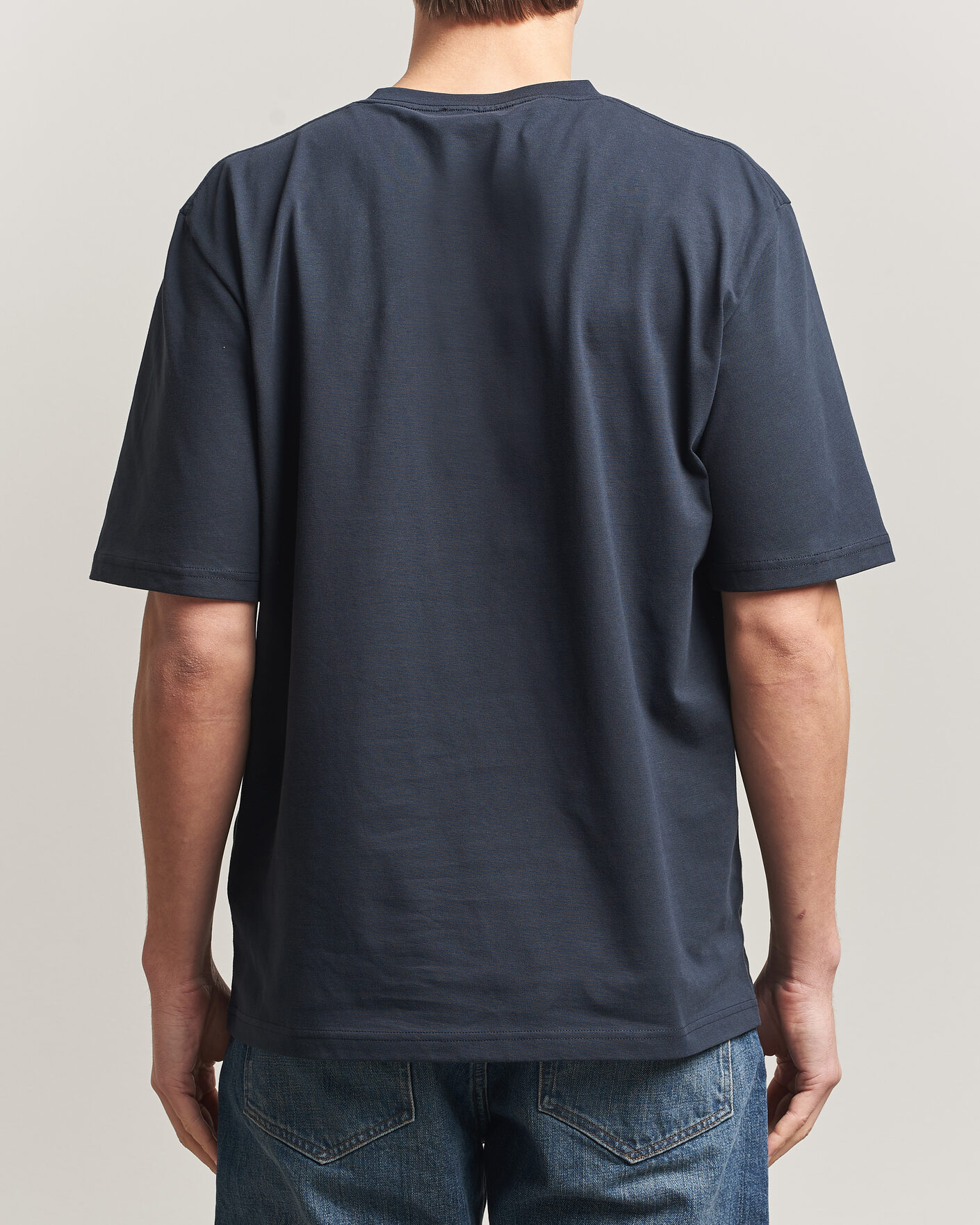 Men | T-Shirts | Tiger of Sweden | Pro Logo Crew Neck T-Shirt Light Ink