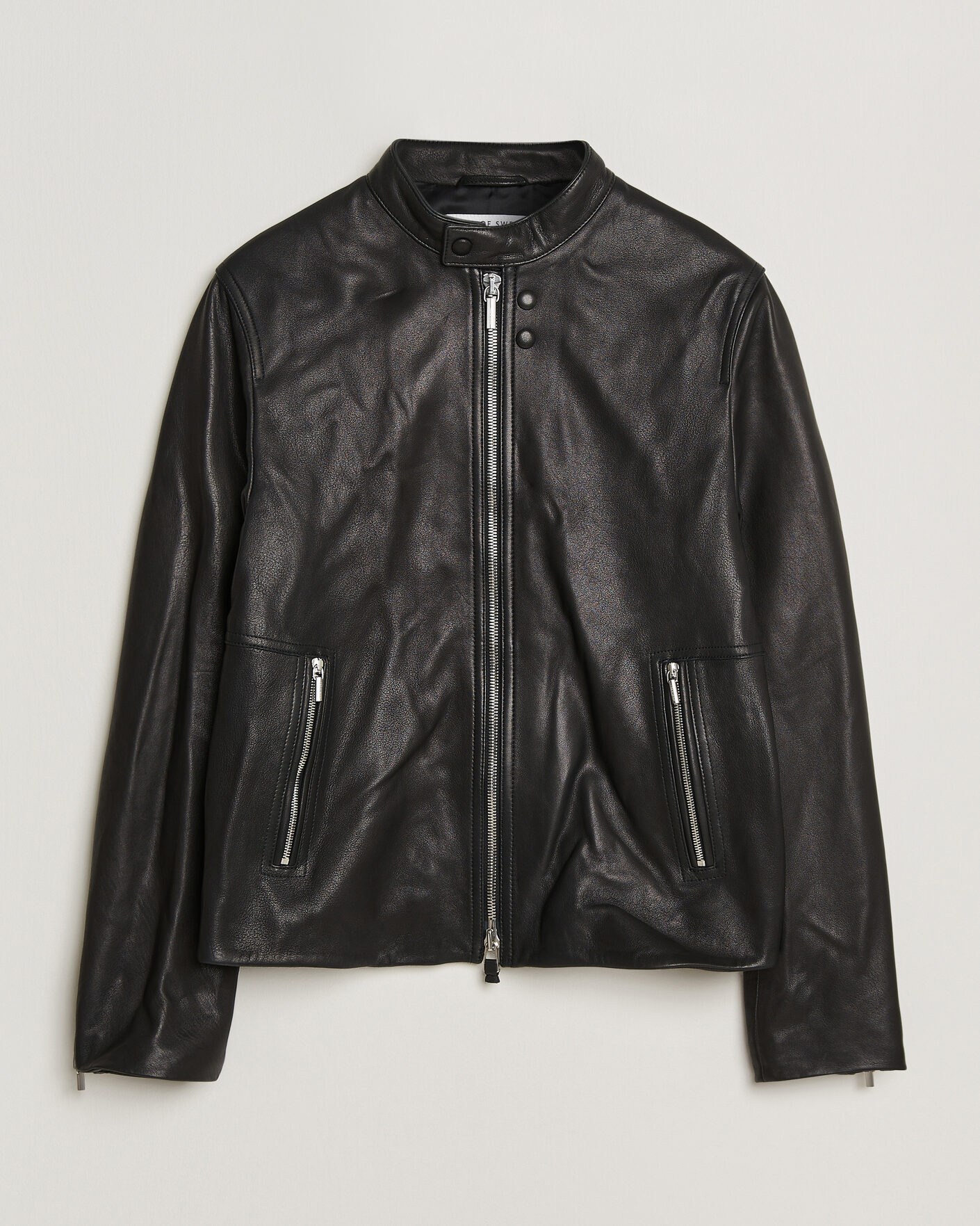 Men | Coats & Jackets | Tiger of Sweden | Reier Leather Jacket Black