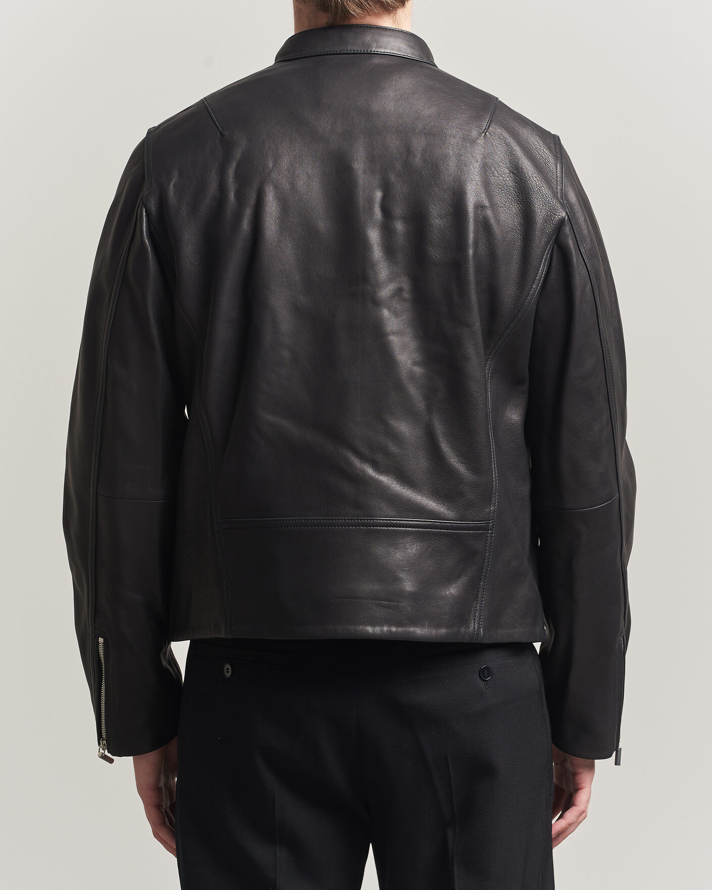 Men | Coats & Jackets | Tiger of Sweden | Reier Leather Jacket Black