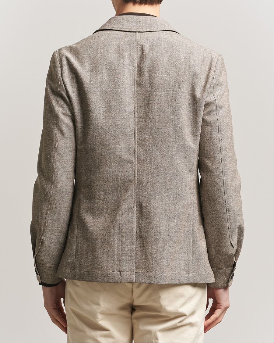 Men | Blazers | Tiger of Sweden | Harrison Wool/Linen Blazer Sawgrass Brown