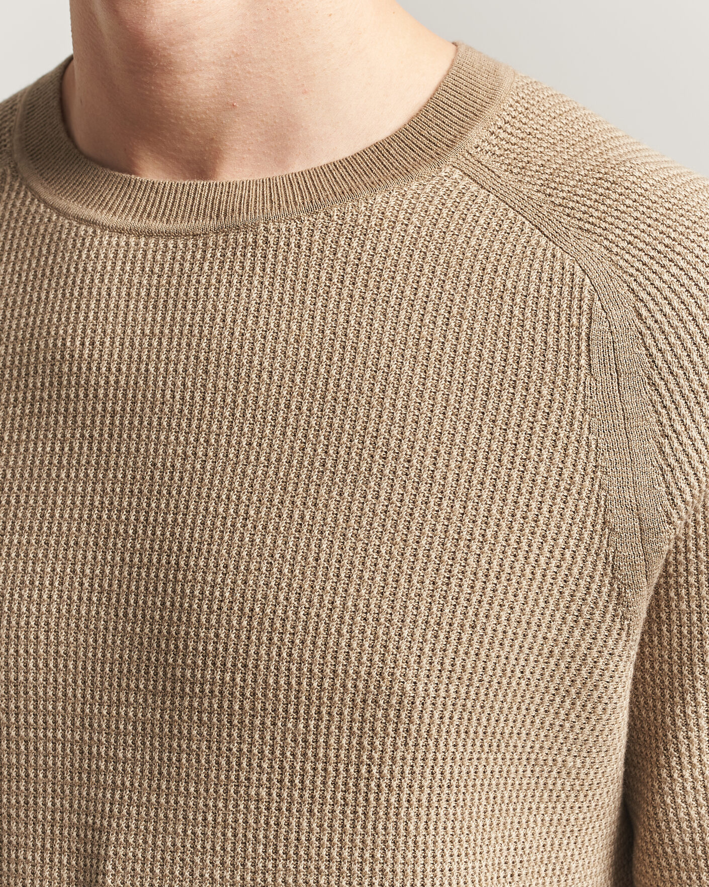 Men | Sweaters & Knitwear | Tiger of Sweden | Martin Knitted Sweater Umber Brown