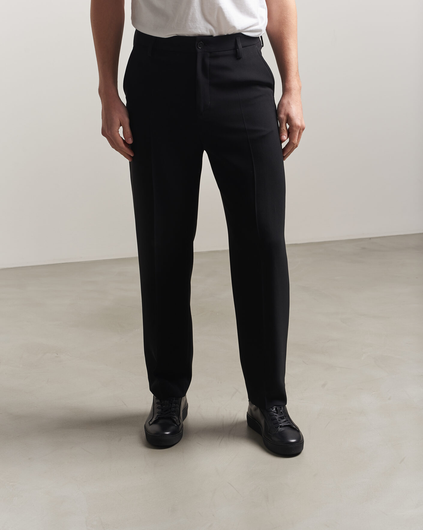 Men | Sneakers | Tiger of Sweden | Salas 2 Leather Sneaker Black