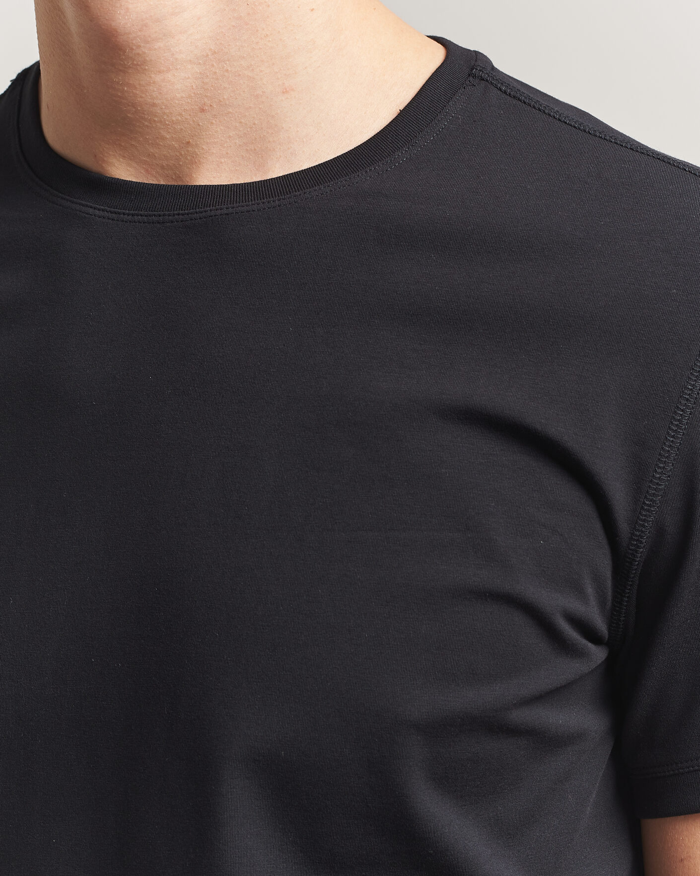 Men | T-Shirts | Tiger of Sweden | Heimdal 2-Pack Crew Neck T-Shirt Black