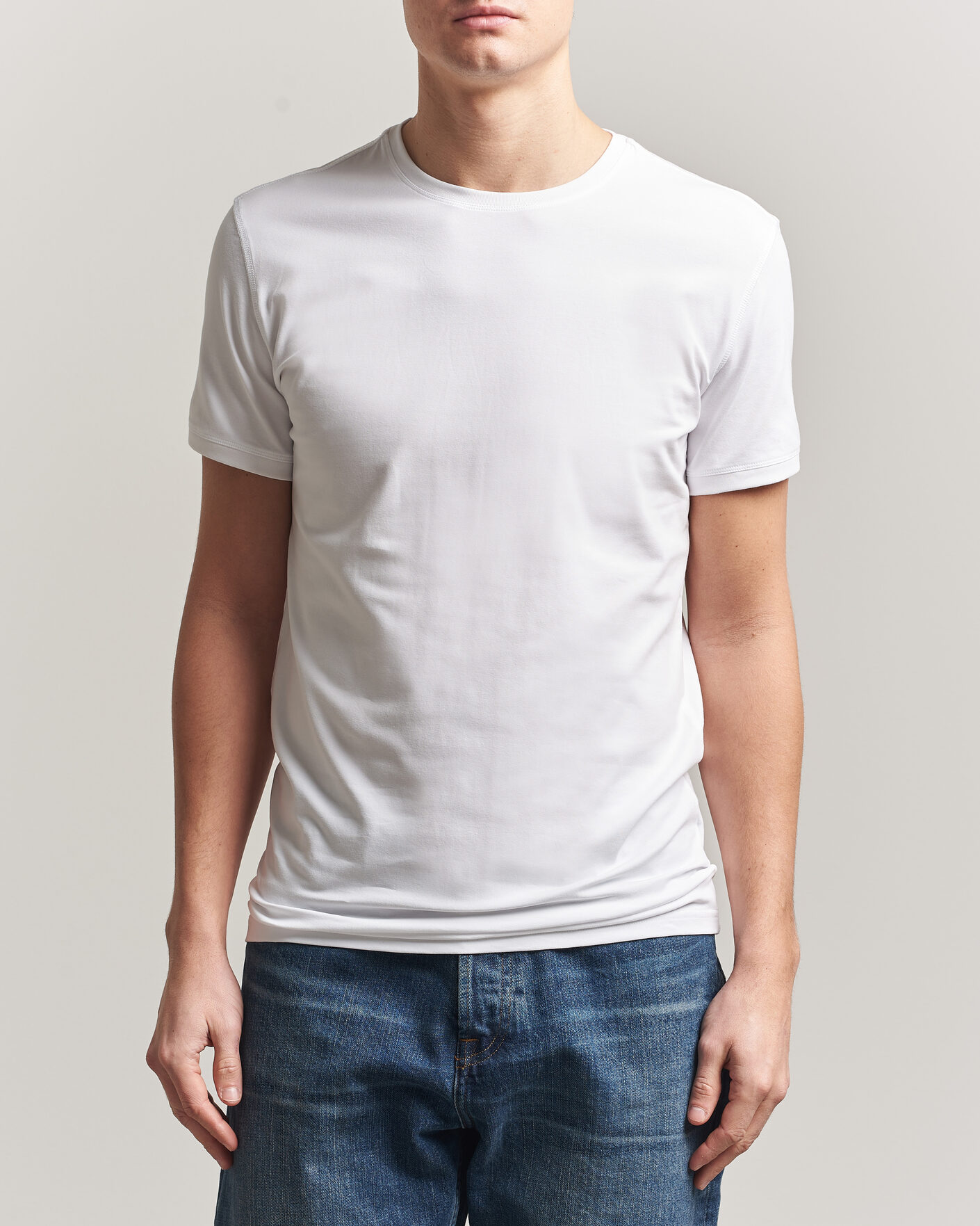 Men | T-Shirts | Tiger of Sweden | Heimdal 2-Pack Crew Neck T-Shirt Pure White