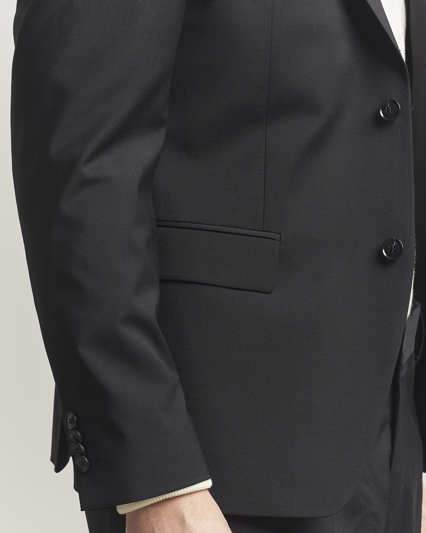 Men | Blazers | Tiger of Sweden | Jamie Wool Travel Suit Blazer Black