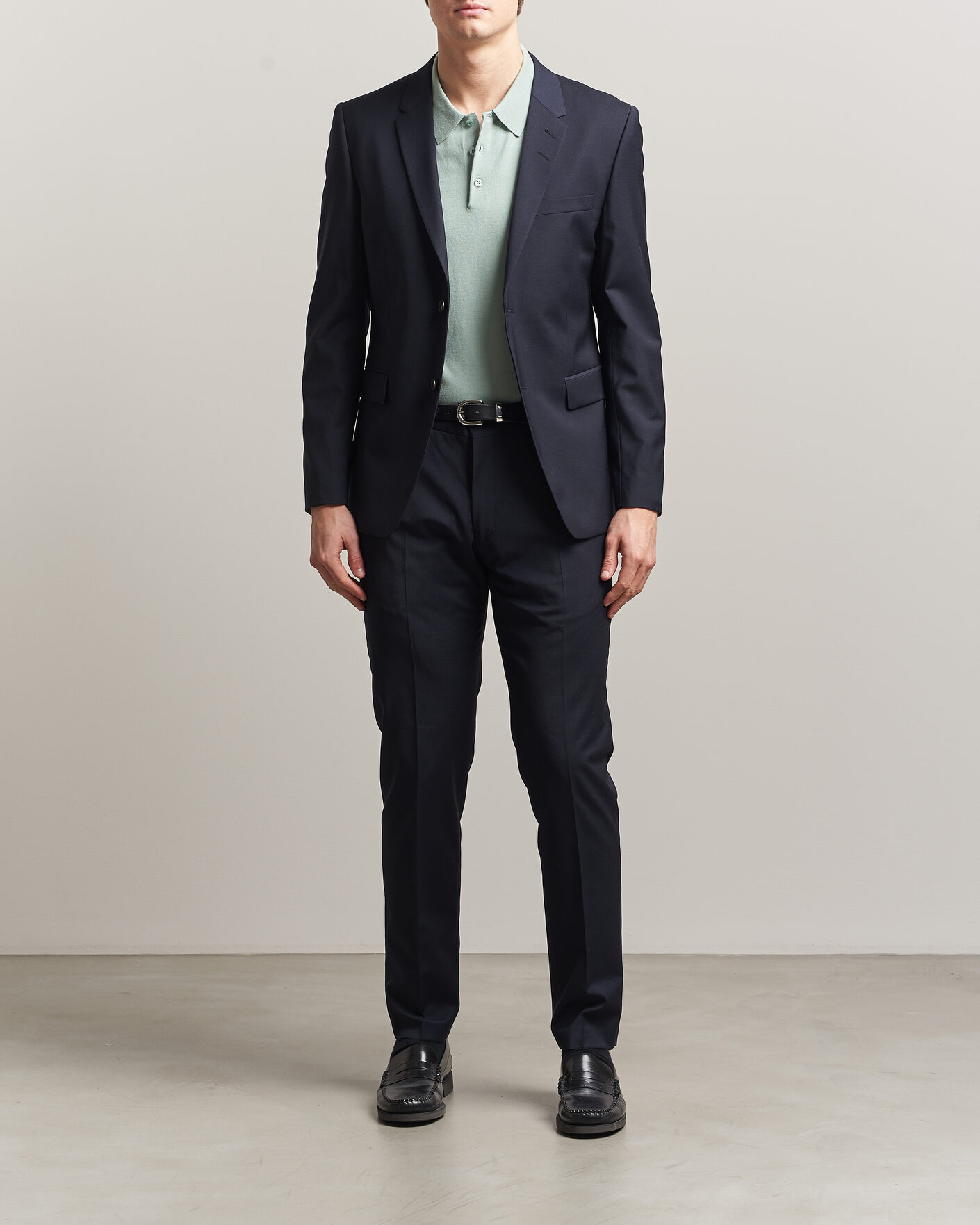 Men | Blazers | Tiger of Sweden | Jamie Wool Travel Suit Blazer Dark Ink