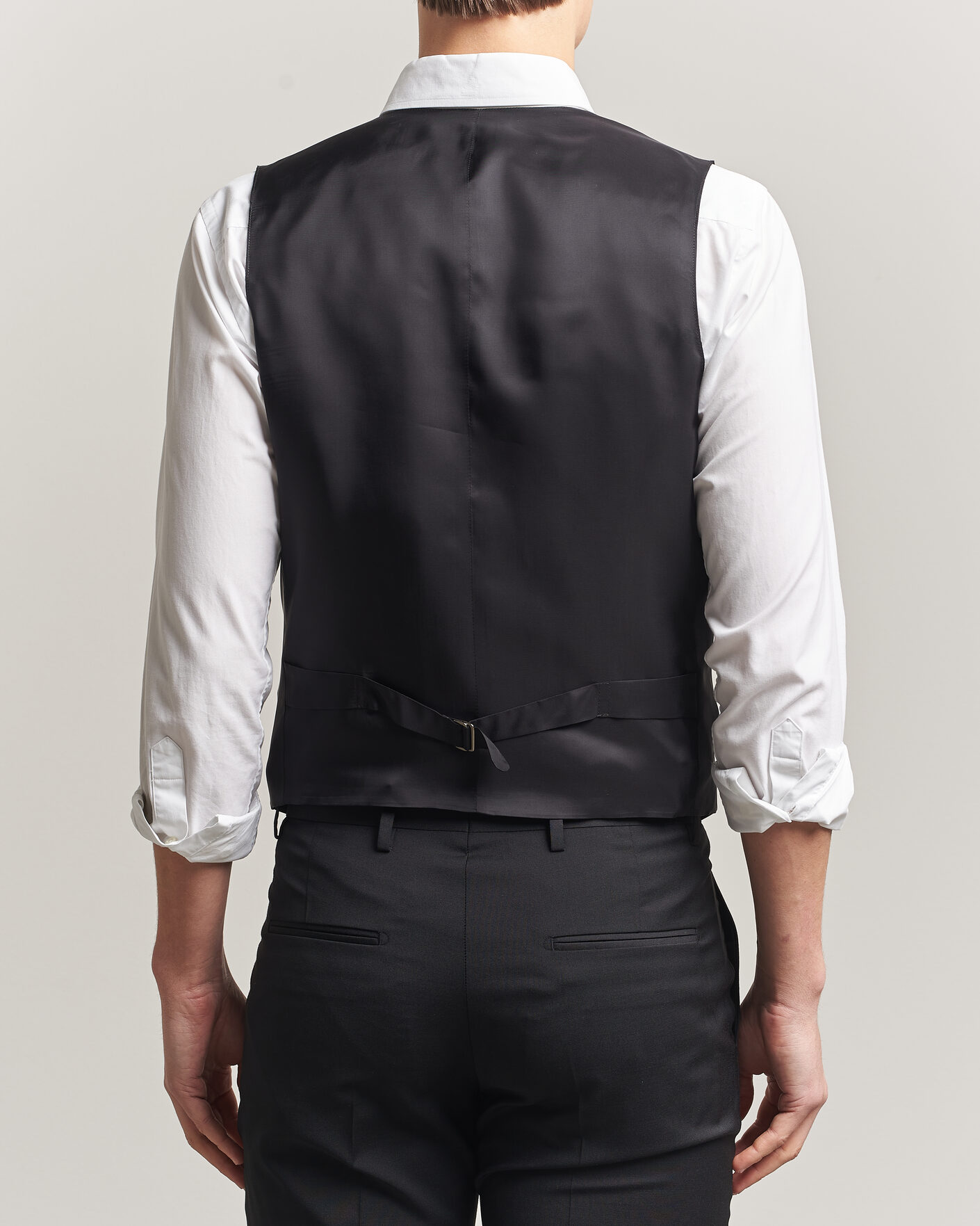 Men | Gilets | Tiger of Sweden | Winston Wool Travel Waistcoat Black