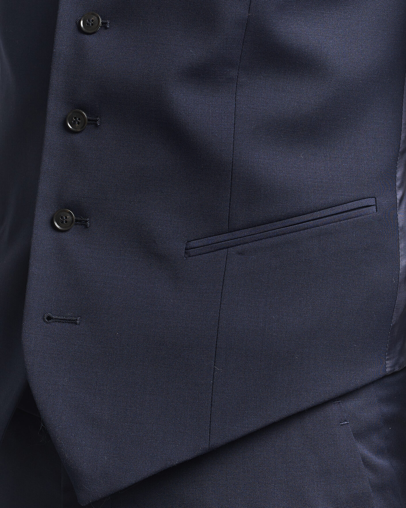 Men | Gilets | Tiger of Sweden | Winston Wool Travel Waistcoat Royal Blue