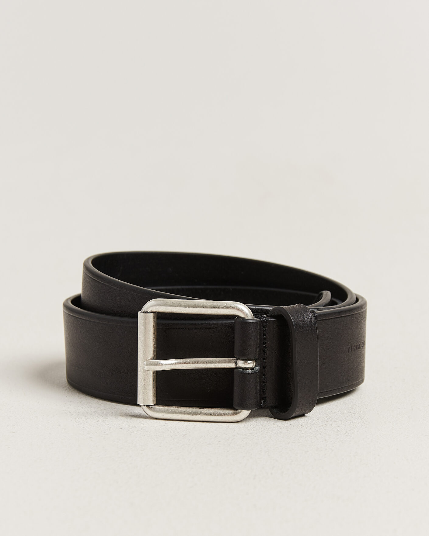 Men | Belts | Tiger of Sweden | Labori Leather Belt Black