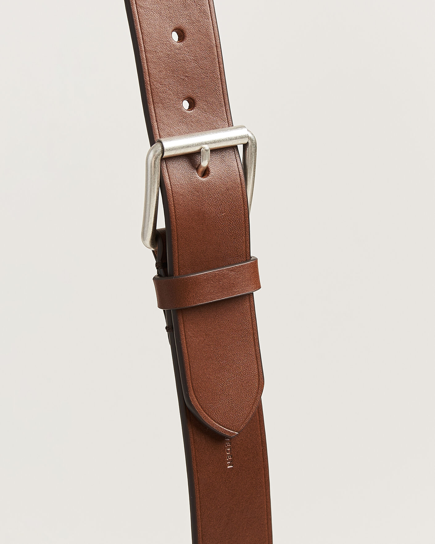 Men | Belts | Tiger of Sweden | Labori Leather Belt Dark Brown