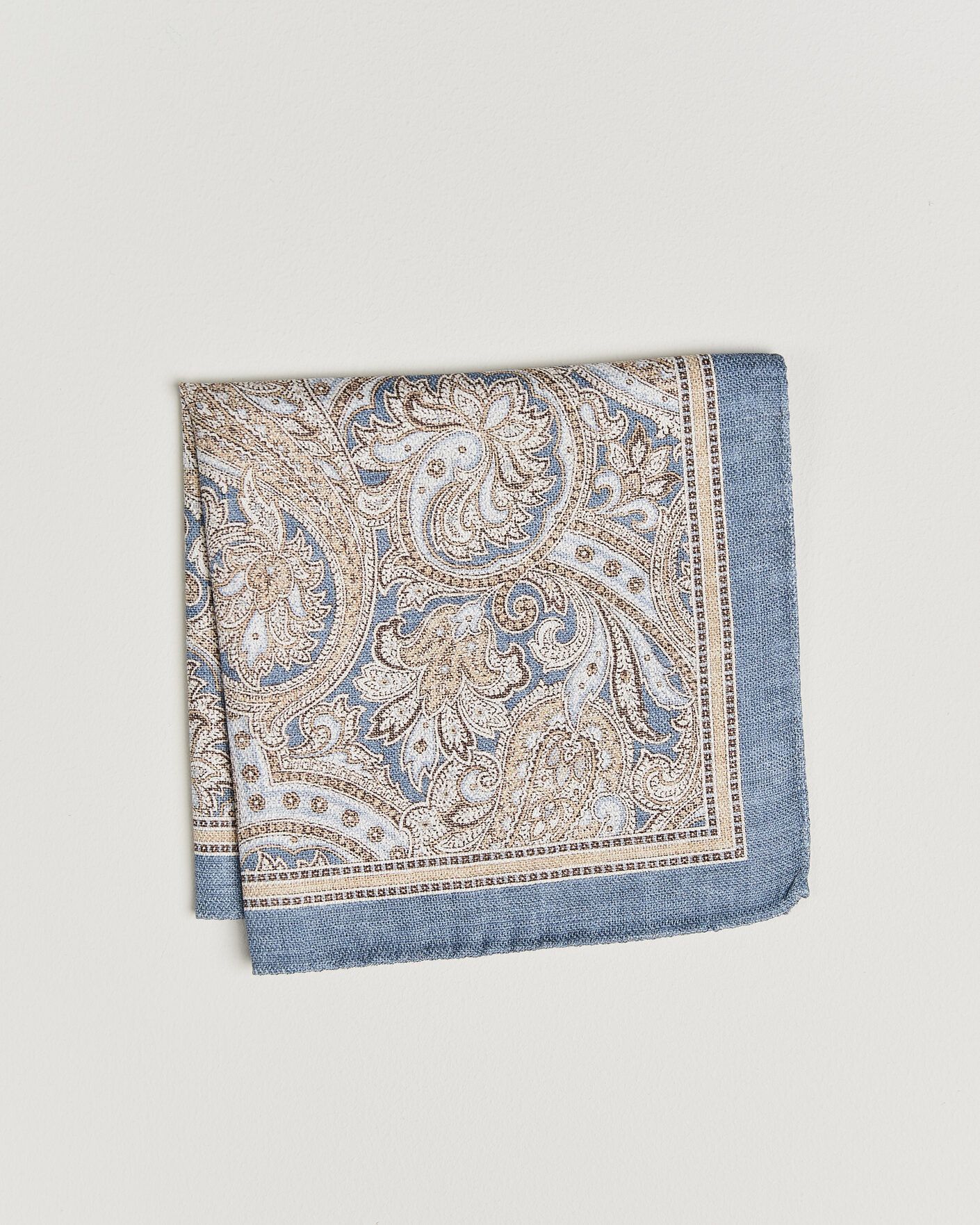 Men | Pocket Squares | Amanda Christensen | Silk Shappe Double Faced Pocket Square Navy