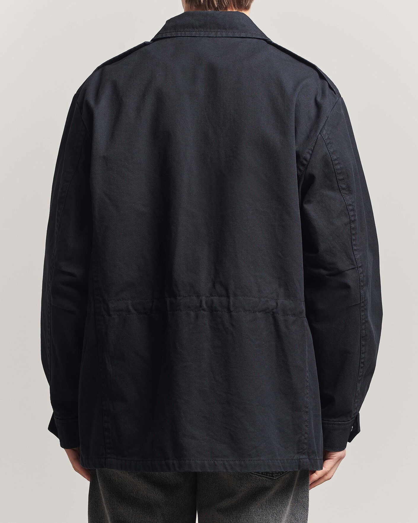 Men | Coats & Jackets | Filippa K | Cotton Field Jacket Black