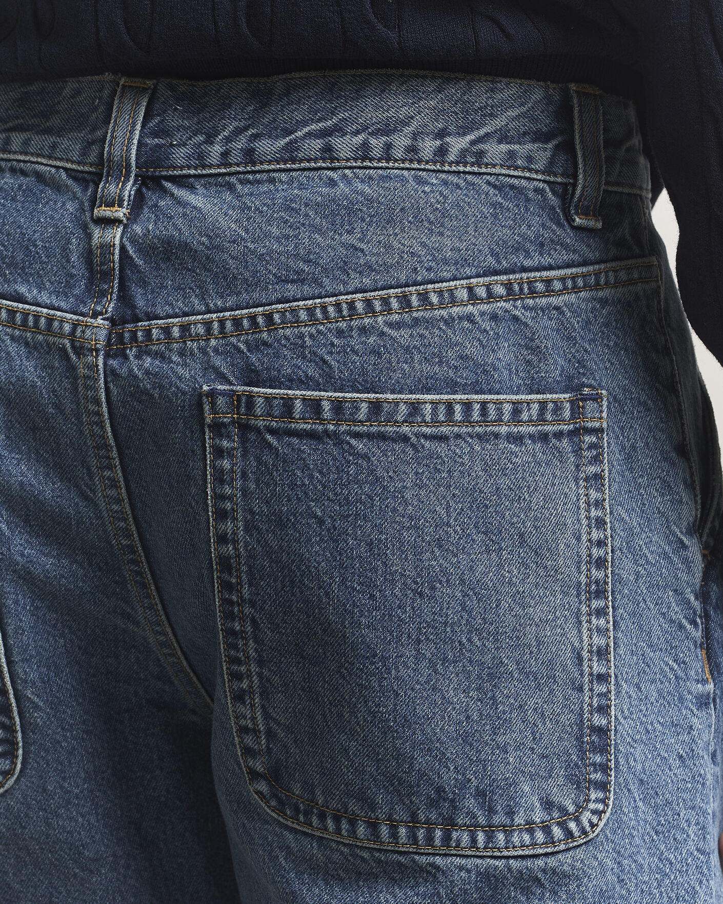 Men | Jeans | Filippa K | Workwear Jeans Washed Mid Blue