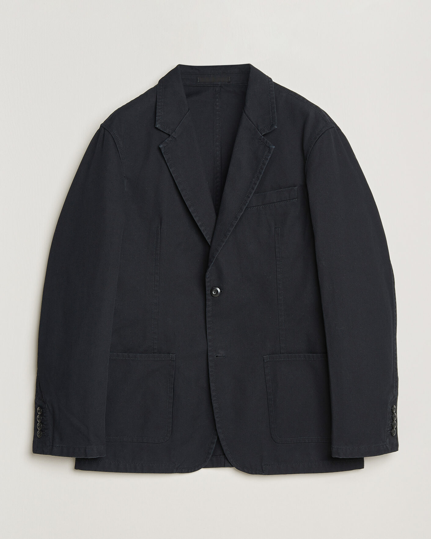 Men | Blazers | Filippa K | Christopher Cotton Blazer Black